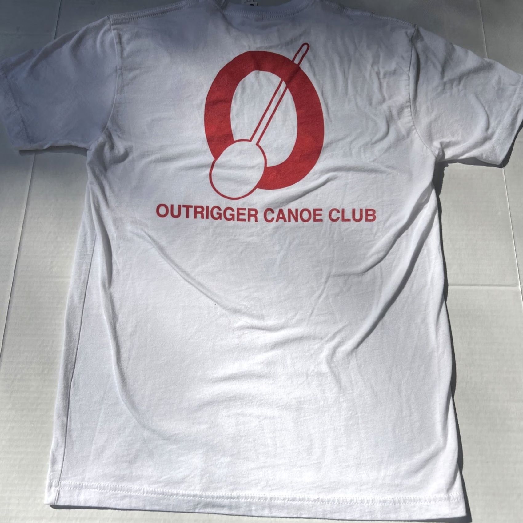 Next Level NWOT Official Outrigger Canoe Club Waikiki Hawaii Logo Shirt Adult Small White Size US S / EU 44-46 / 1 - 2 Thumbnail