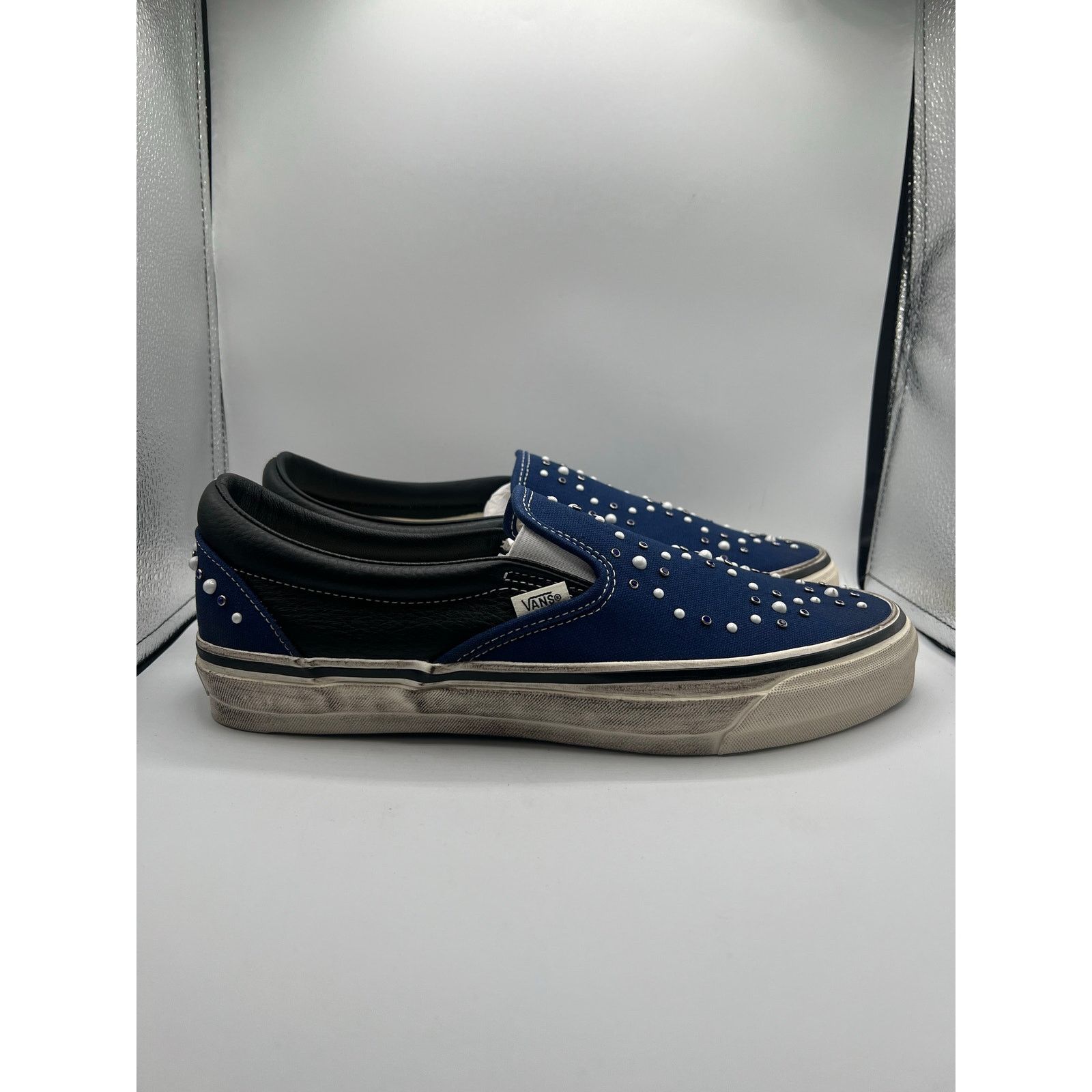 Vans Vans Premium Classic Slip-On “Pearlized Pack- Indigo Blu” Size US 11.5 / EU 44-45 - 3 Thumbnail