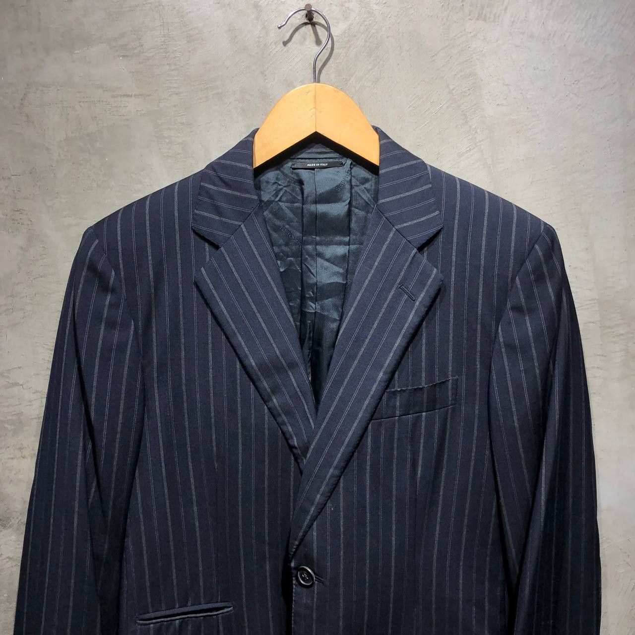 Hermes Hermes Pinstripe Blazer coat Size 48R - 2 Thumbnail
