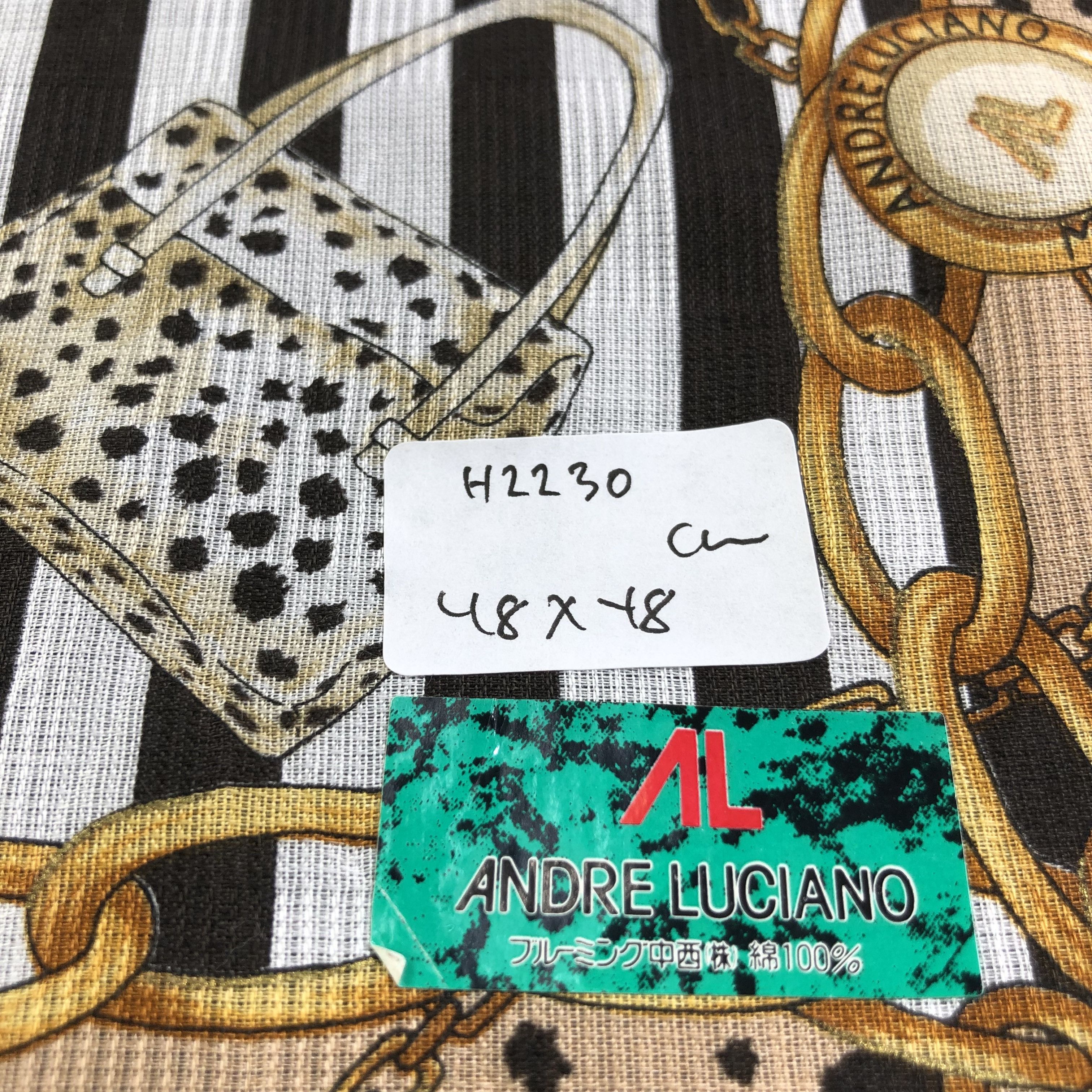 Andreluciano × Vintage Andre Luciano Handkerchief Neckerchief Bandana H2230 Size ONE SIZE - 5 Thumbnail