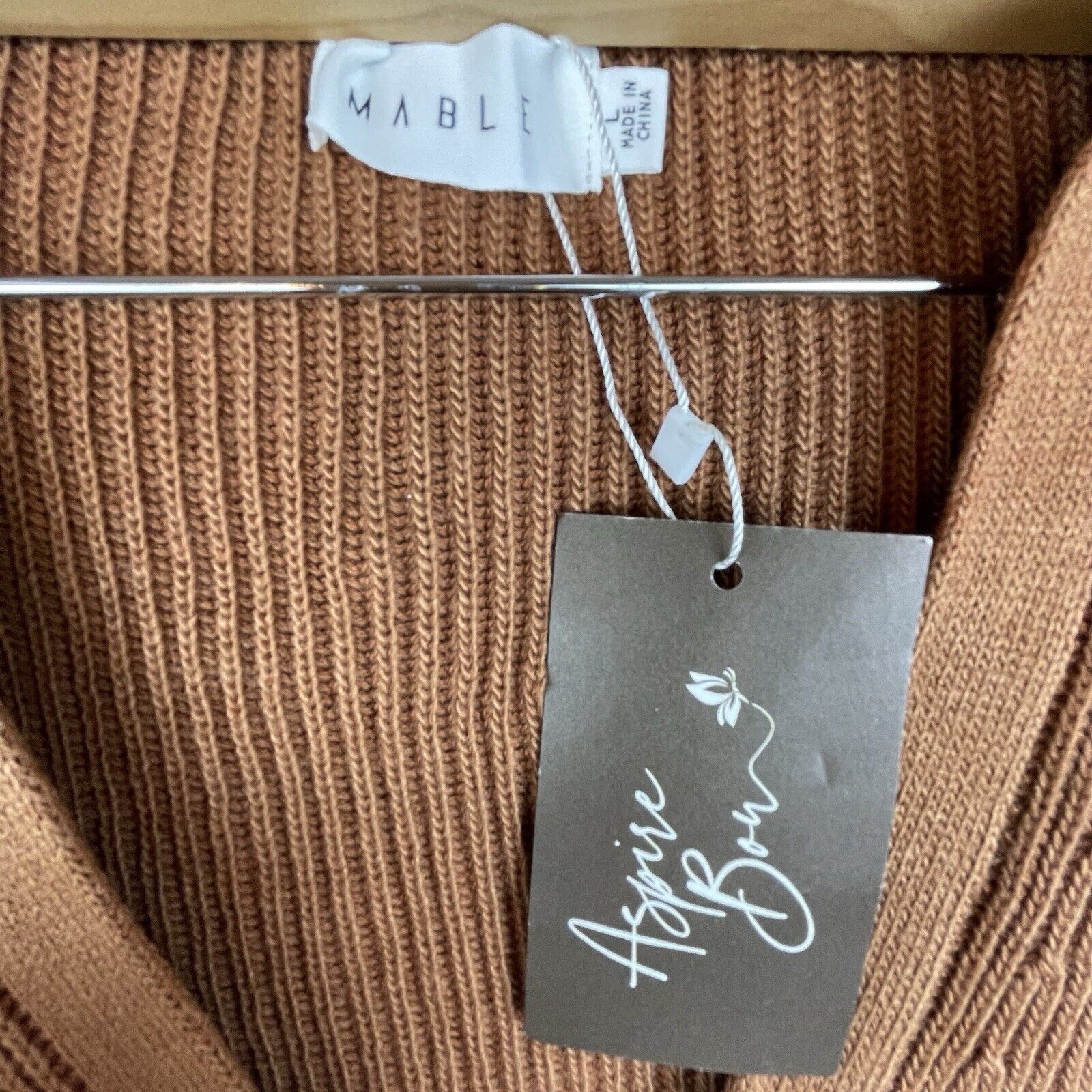 Anthropologie Anthropologie Mable Sweater Dress Large Tie Waist Lagenlook Size L / US 10 / IT 46 - 4 Thumbnail