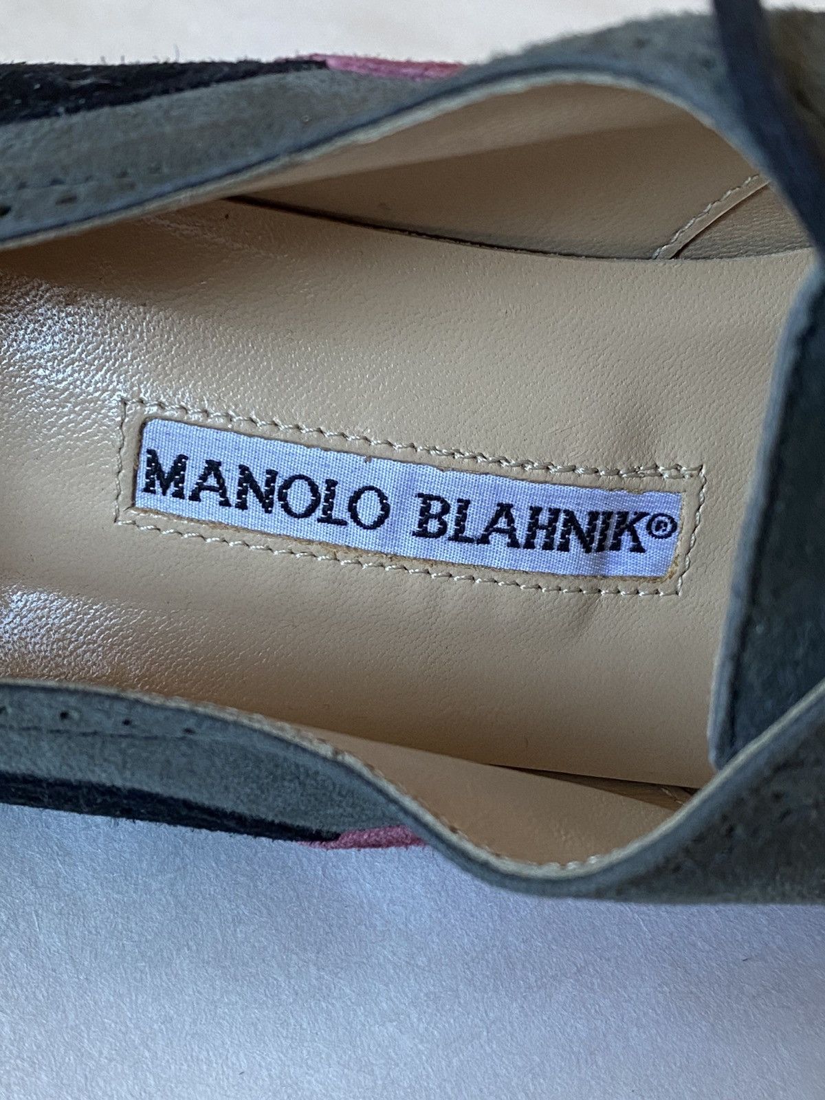 Manolo Blahnik Manolo Blahnik Lace Up Y2K Heels Shoes Size US 7.5 / IT 37.5 - 9 Thumbnail