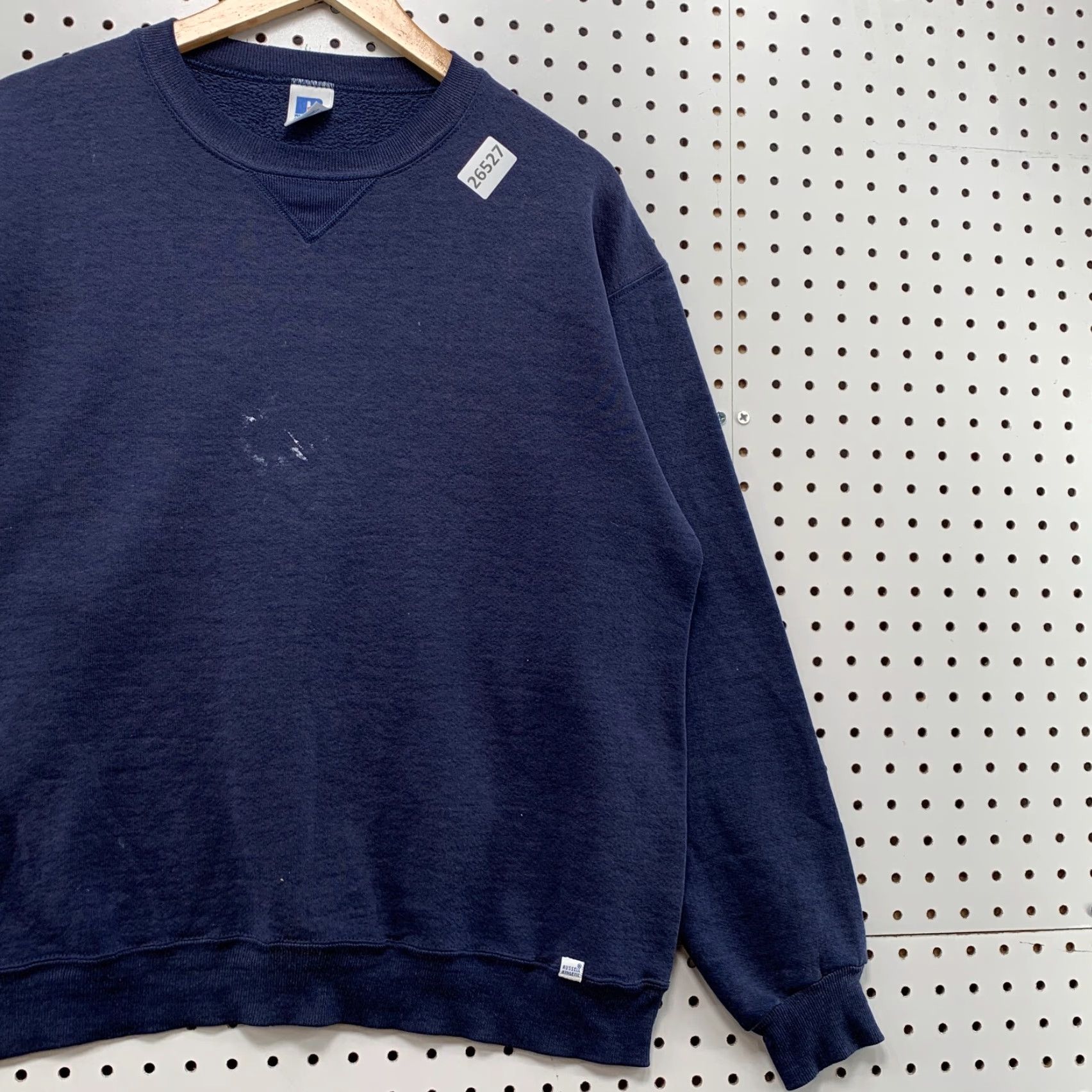 Russell Athletic VINTAGE Russell Athletic Crewneck Sweatshirt Blue Adult Large USA MADE 80s 90s Mens Sweatshirt Size US L / EU 52-54 / 3 - 4 Thumbnail