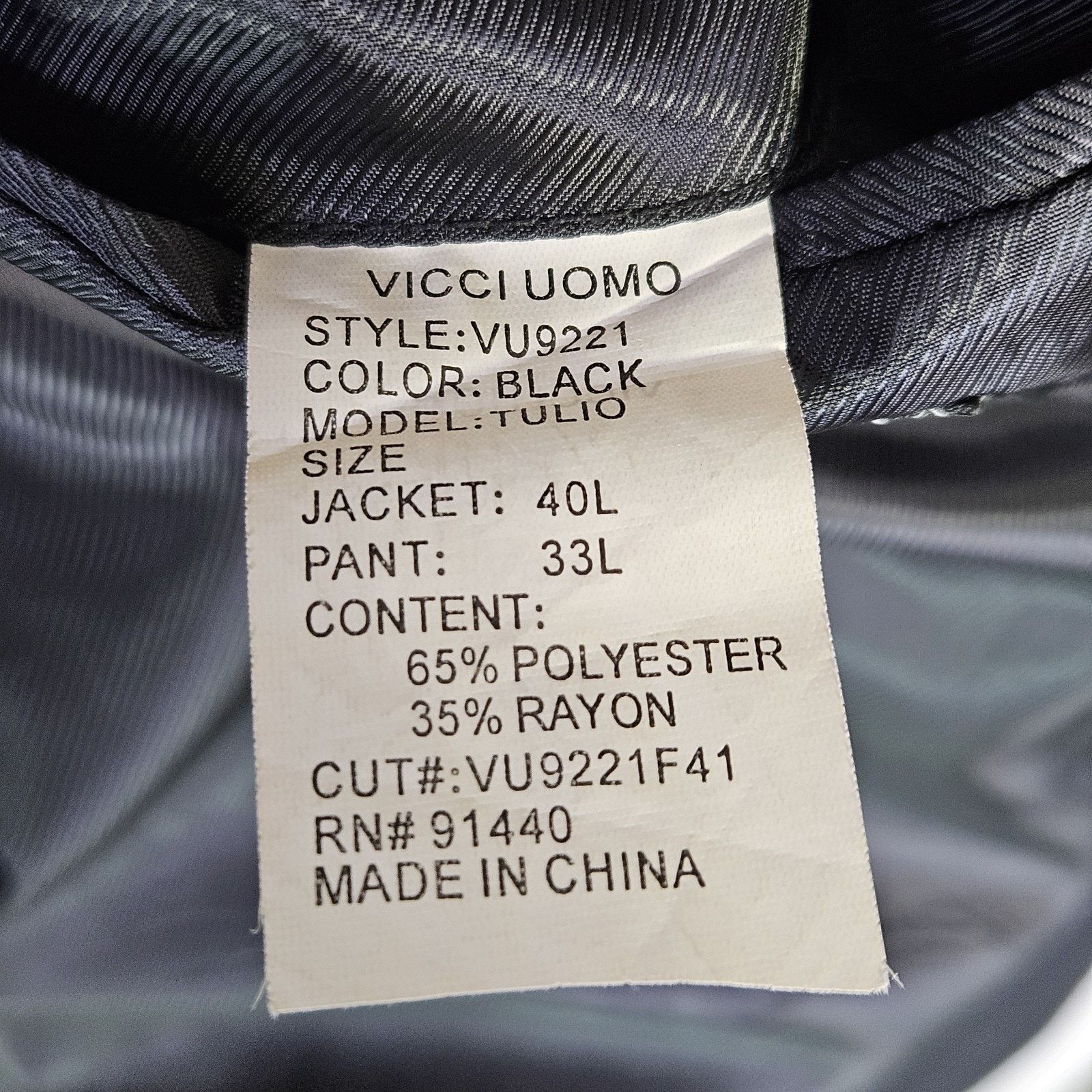 Other Italian Windowpane Overcoat Blazer Mens 40L Size 40L - 10 Thumbnail