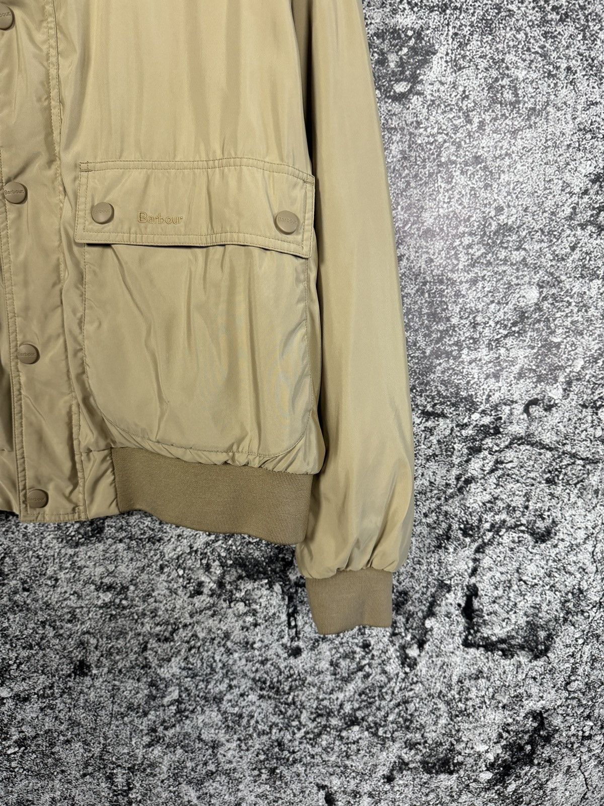 Barbour Barbour Lightweight Mettalic Flyer Beige Jacket Military XXL Size US XXL / EU 58 / 5 - 5 Thumbnail