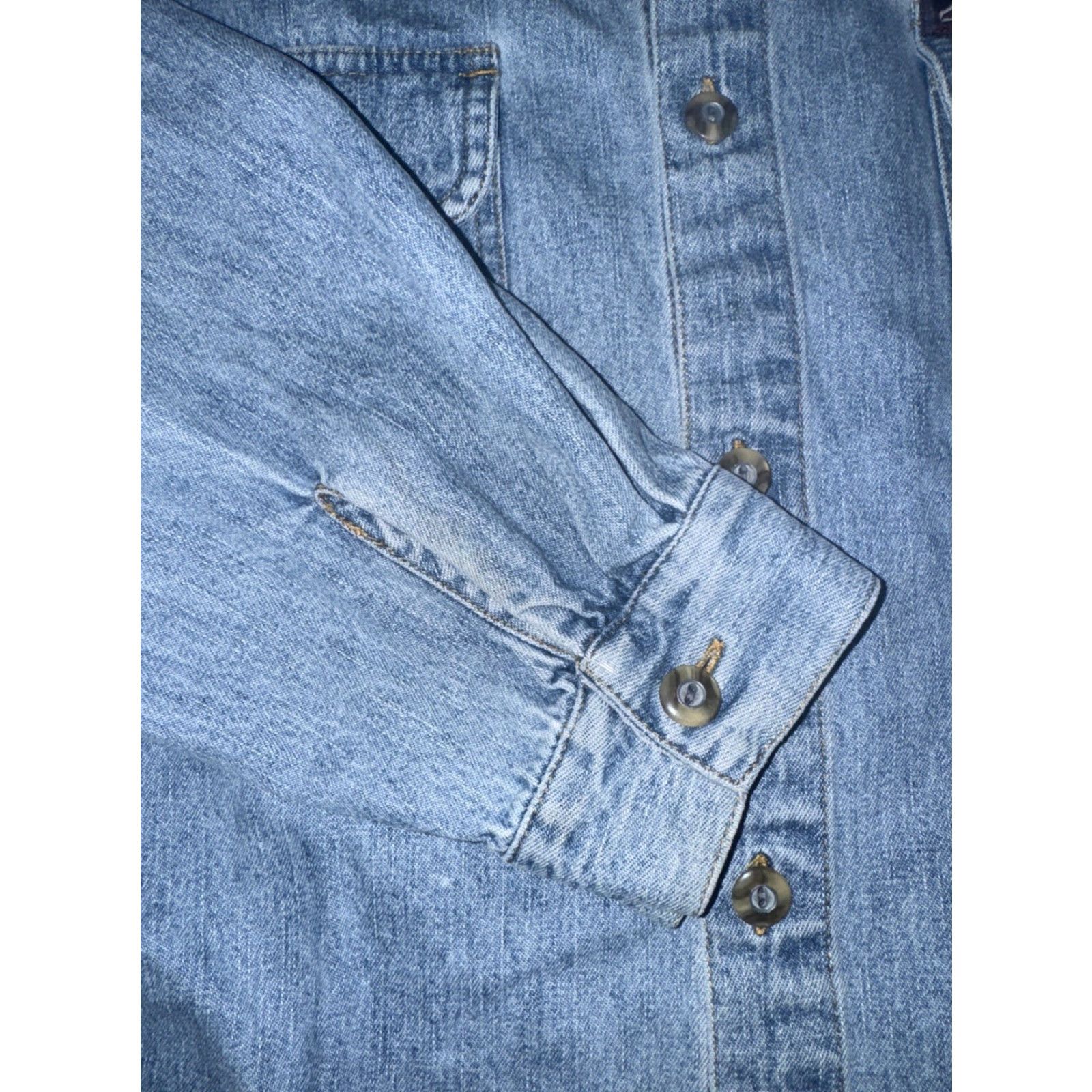 Quiksilver VINTAGE Quiksilver Denim Chore Jacket Salt Water Wash Blue Men’s Large 23x25 Jacket Denim Workwear Trucker Cotton Bill? Size US L / EU 52-54 / 3 - 5 Thumbnail