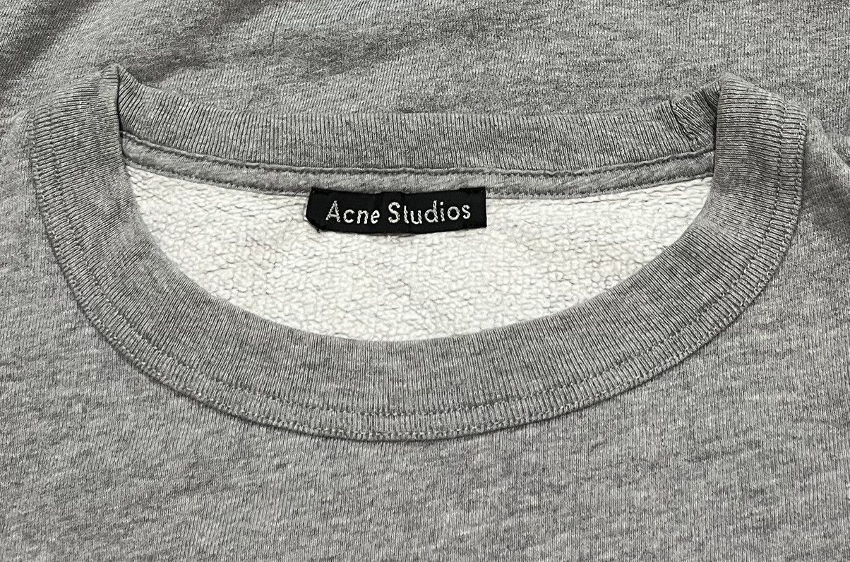Acne Studios Acne studios face boxy grey sweatshirt Size US L / EU 52-54 / 3 - 6 Thumbnail
