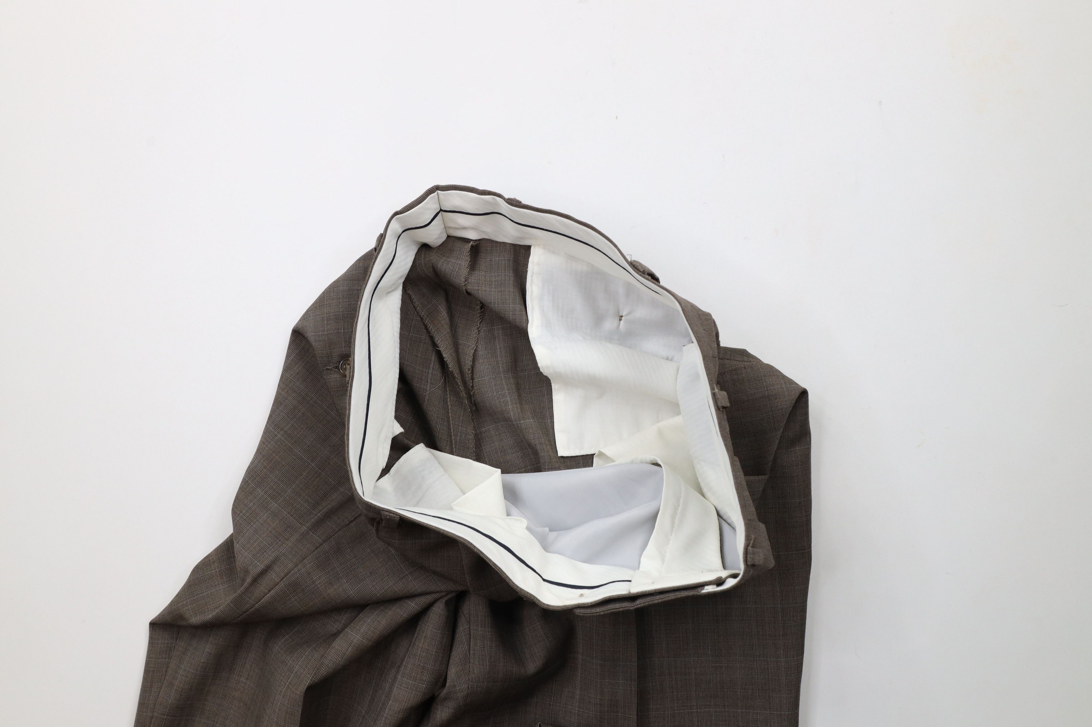 Vintage Vintage 90s Streetwear Pleated Cuffed Wide Leg Chino Pants Size US 36 / EU 52 - 8 Thumbnail