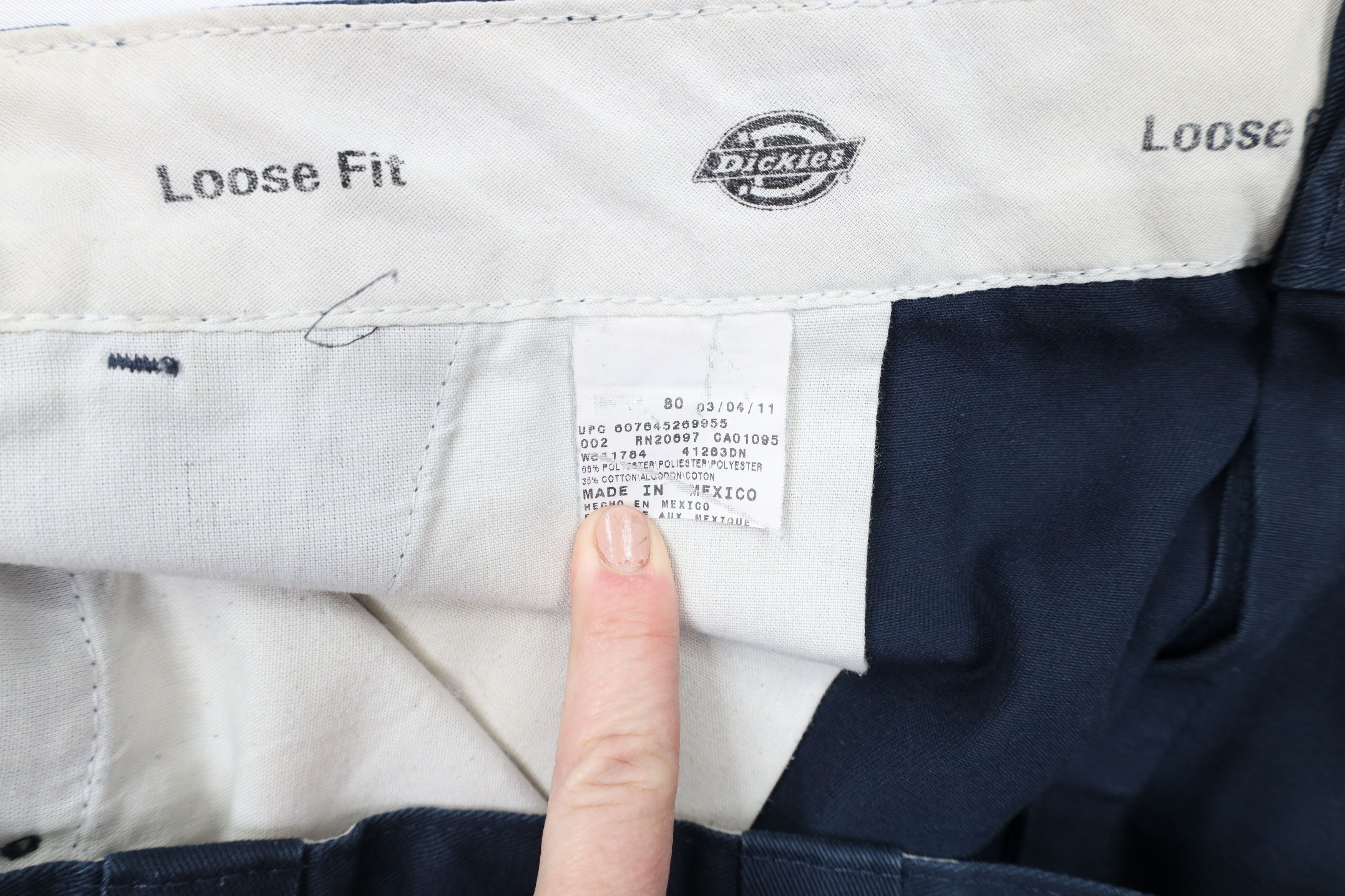 Dickies × Vintage Vintage Y2K Dickies Spell Out Loose Fit Workwear Shorts Blue Size US 36 / EU 52 - 9 Thumbnail