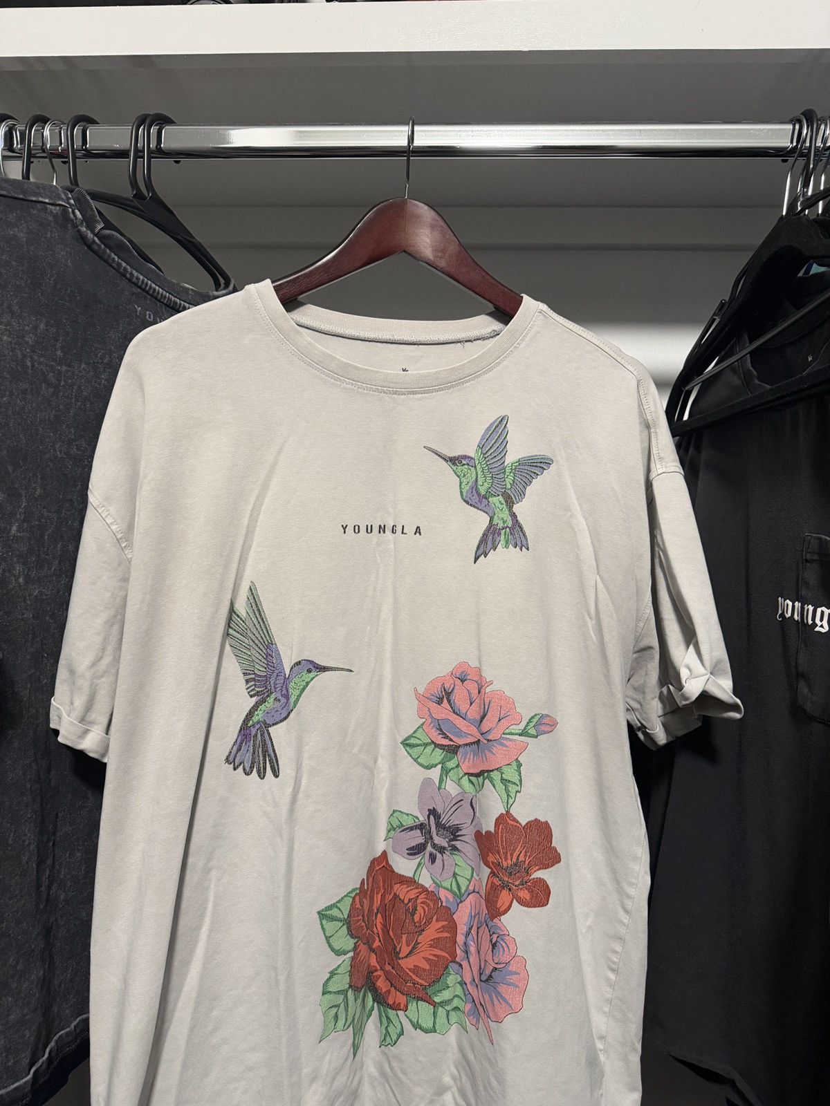 YoungLA Youngla Hummingbird Shirt Size US L / EU 52-54 / 3 - 1 Thumbnail