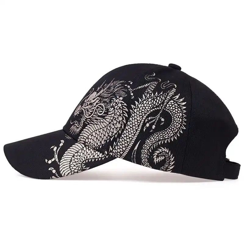Designer × Other Unisex Golden Dragon Printing Snapback Baseball Caps Size ONE SIZE - 2 Thumbnail