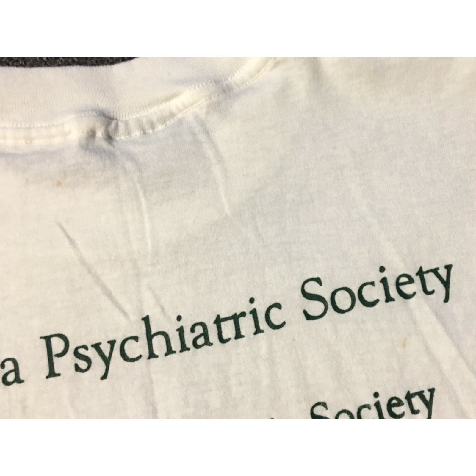 Vintage VINTAGE 90s New Visions Of The Brain Psychiatrist Shirt M USA Kindness Therapy Love Shirt Size US M / EU 48-50 / 2 - 6 Thumbnail