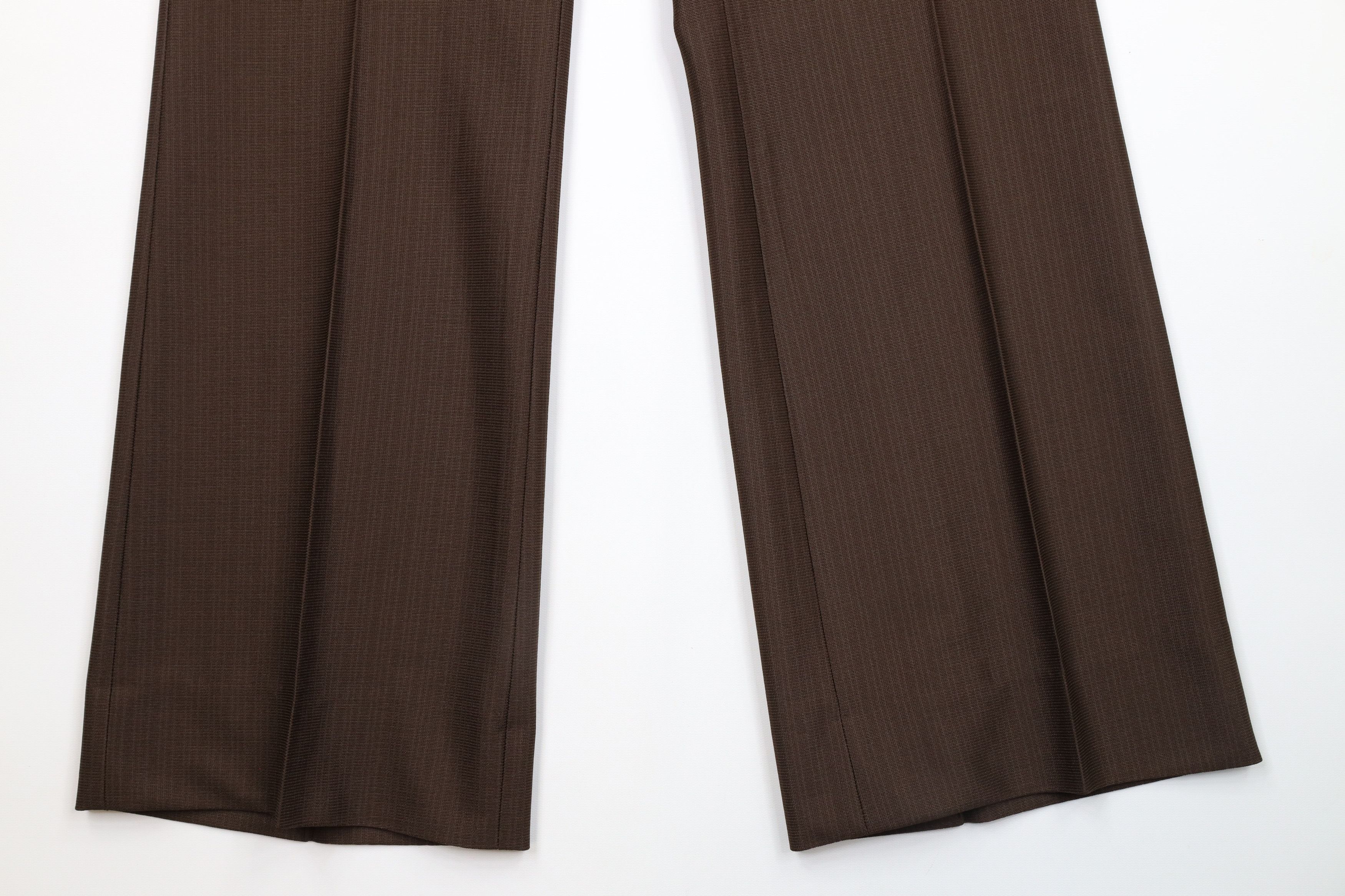 Vintage Vintage 70s Streetwear Knit Bell Bottoms Pants Brown USA Size US 30 / EU 46 - 4 Thumbnail