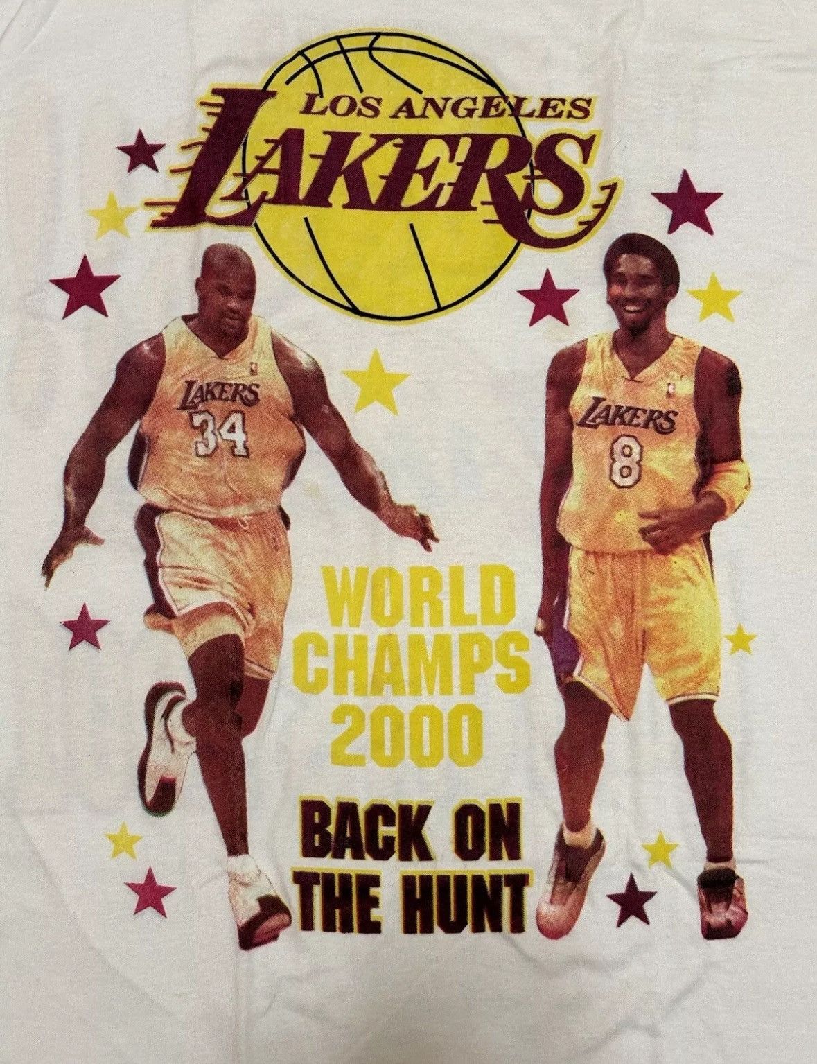 Vintage Rare vintage 2001 Shaq and Kobe Lakers basketball t-shirt Size US L / EU 52-54 / 3 - 2 Thumbnail