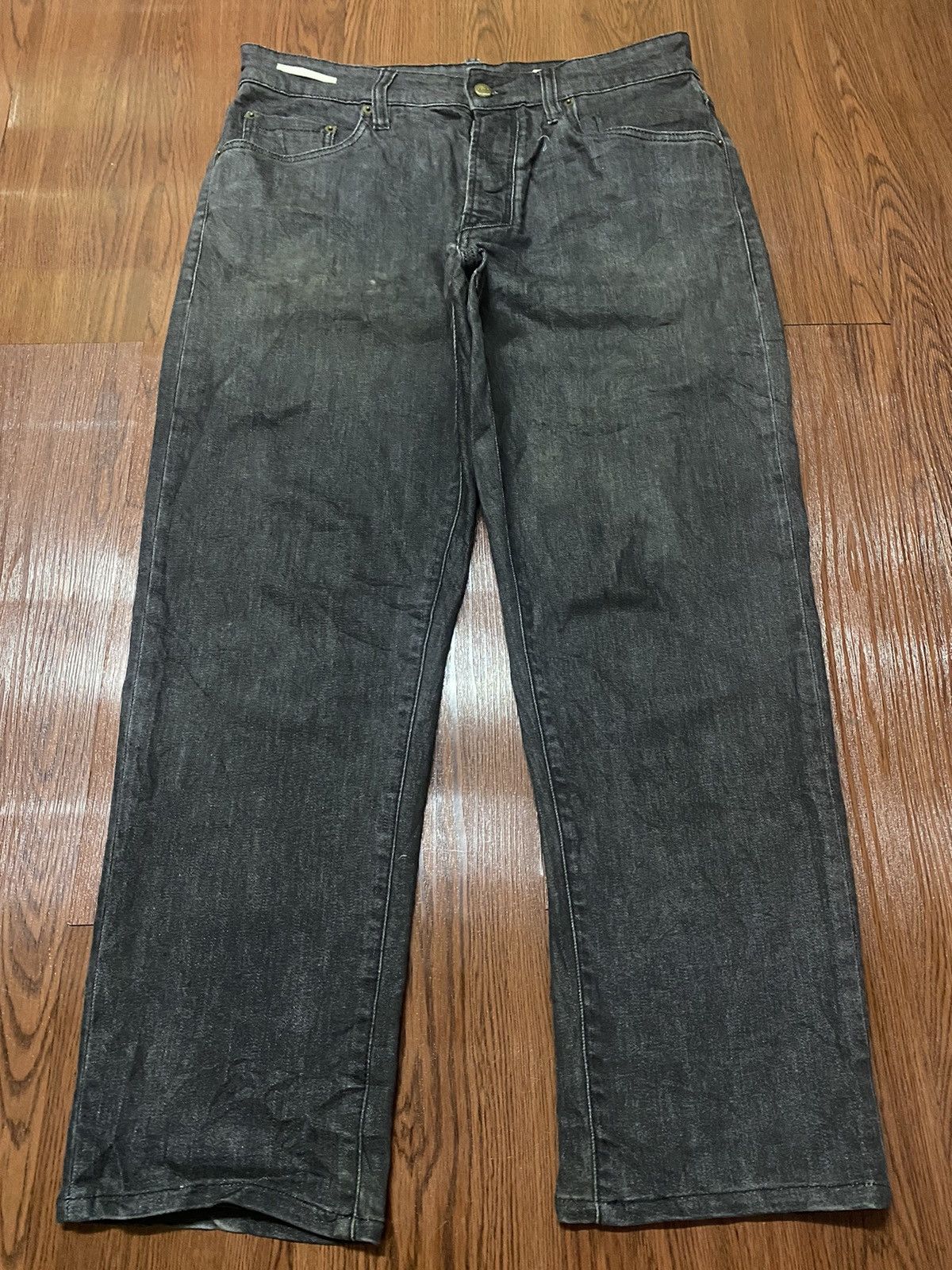 Japanese Brand Vintage Japanese Brand Faded Wash Loose Jeans Size US 33 - 1 Thumbnail
