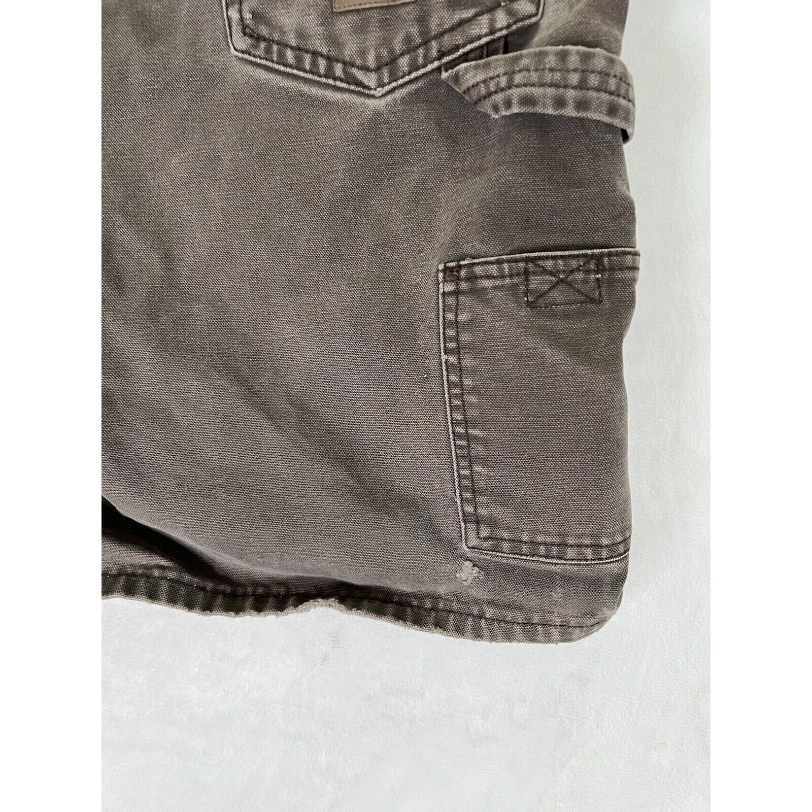 Vintage Vintage Big Smith Brown Carpenter Canvas Shorts Size 40 Dist Size US 40 / EU 56 - 10 Thumbnail