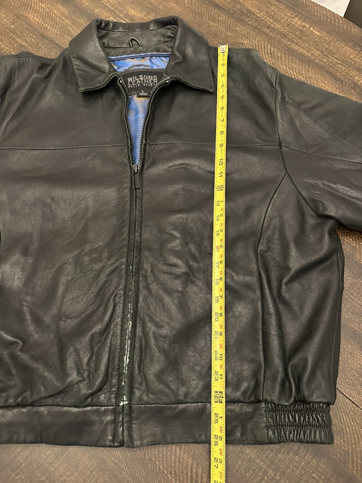 Wilsons Leather VTG Wilsons Leather Pelle Studio Leather Bomber Jacket-Large Size US L / EU 52-54 / 3 - 9 Thumbnail