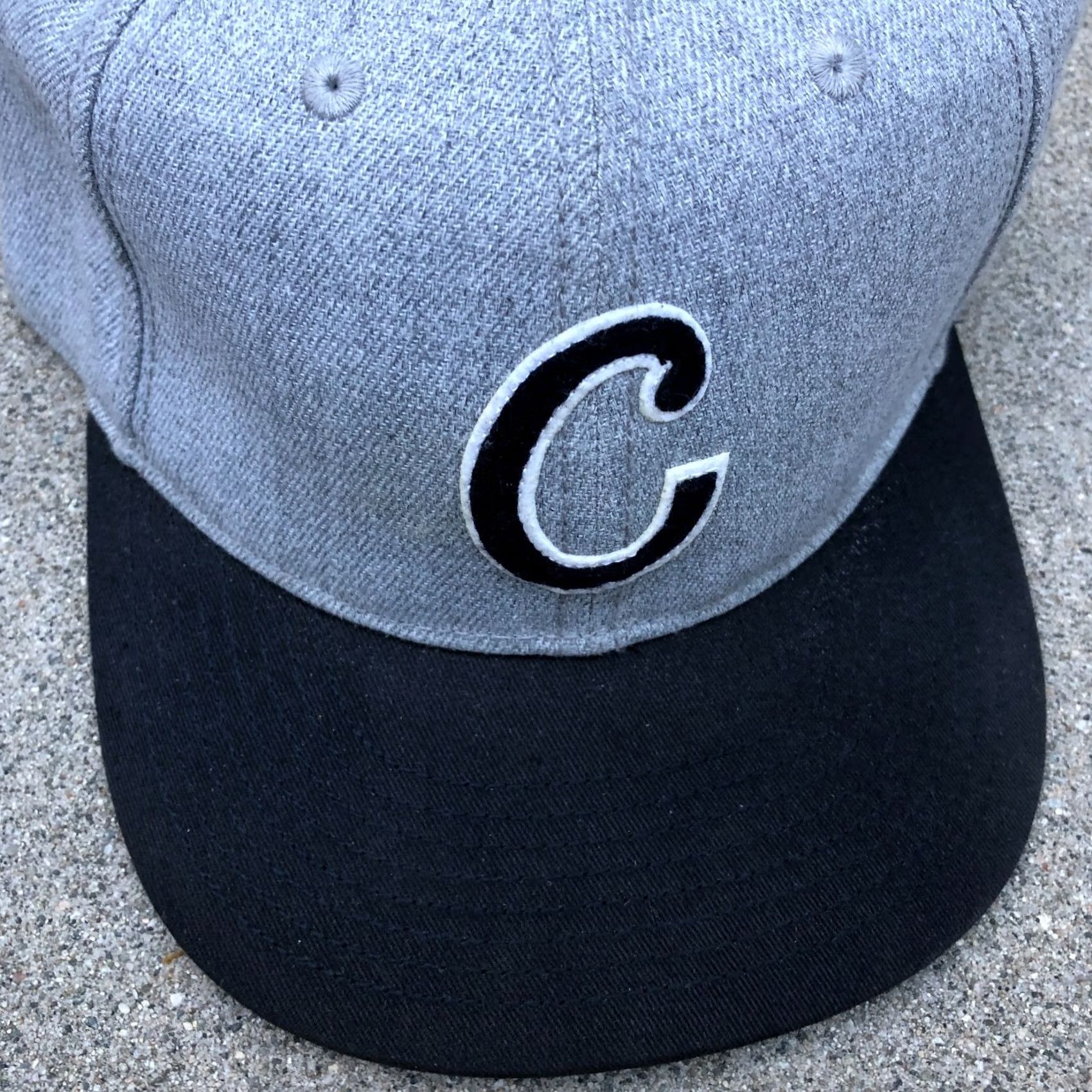 H&M H&M C Letter Logo Snapback Hat Mens One Size Grey Adjustable Cap Size ONE SIZE - 2 Thumbnail