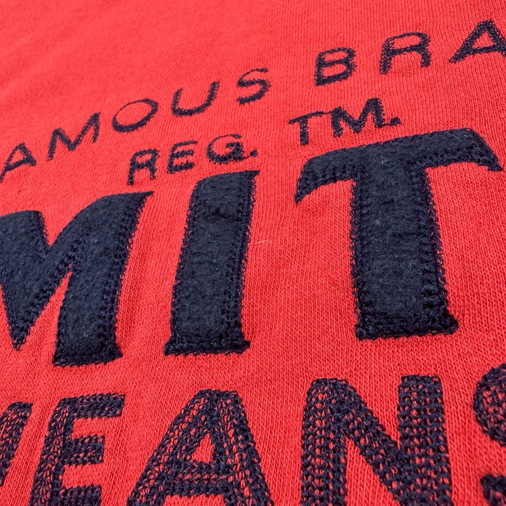 Vintage VINTAGE Limited Jeans Sweatshirt Womens Large Crewneck Embroidery Hipster 90s Red Pullover) Size L / US 10 / IT 46 - 4 Thumbnail