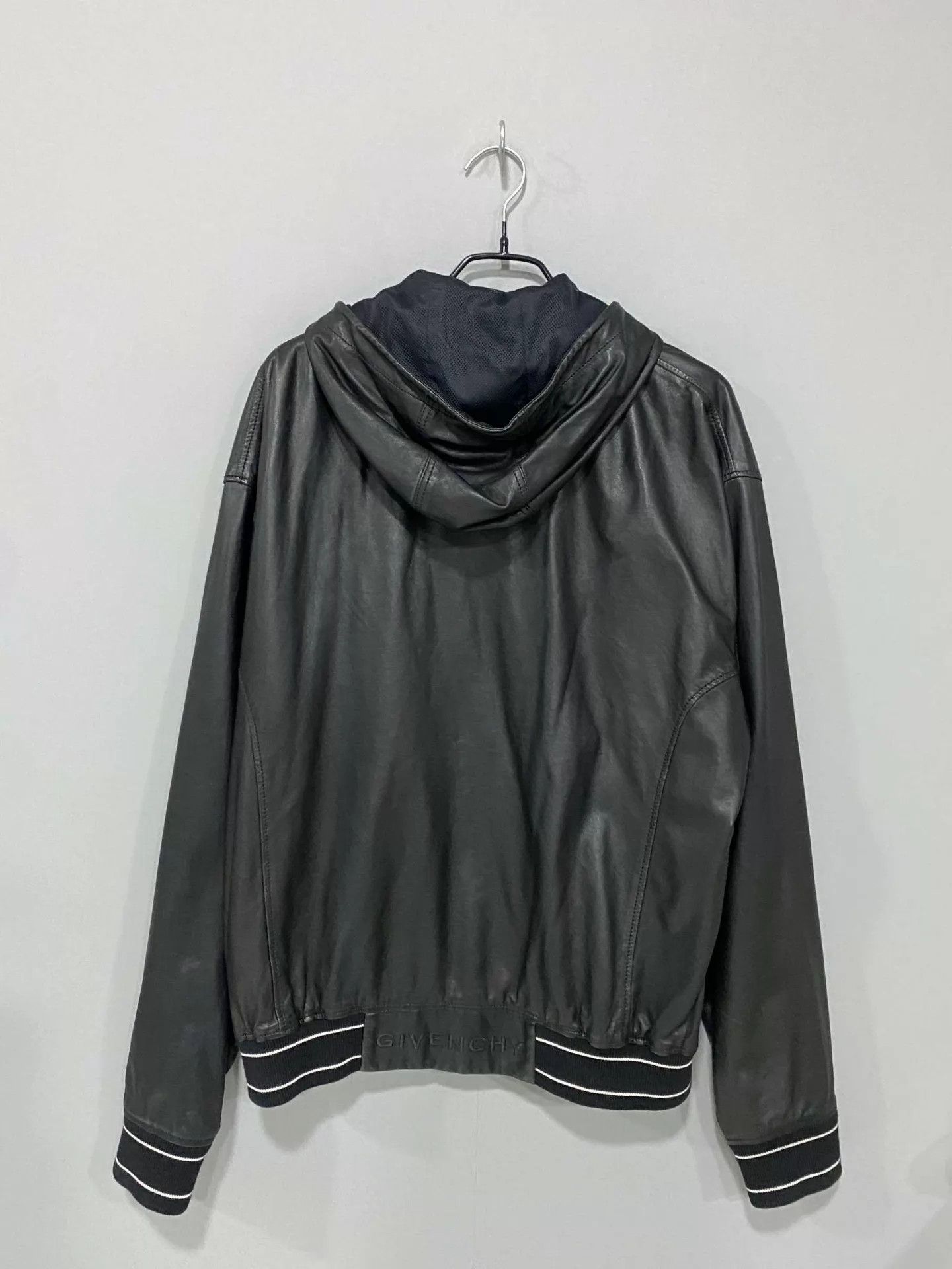 Givenchy GIVENCHY New Luxury Lambskin Leather Badge Jacket 52 Size US L / EU 52-54 / 3 - 3 Thumbnail