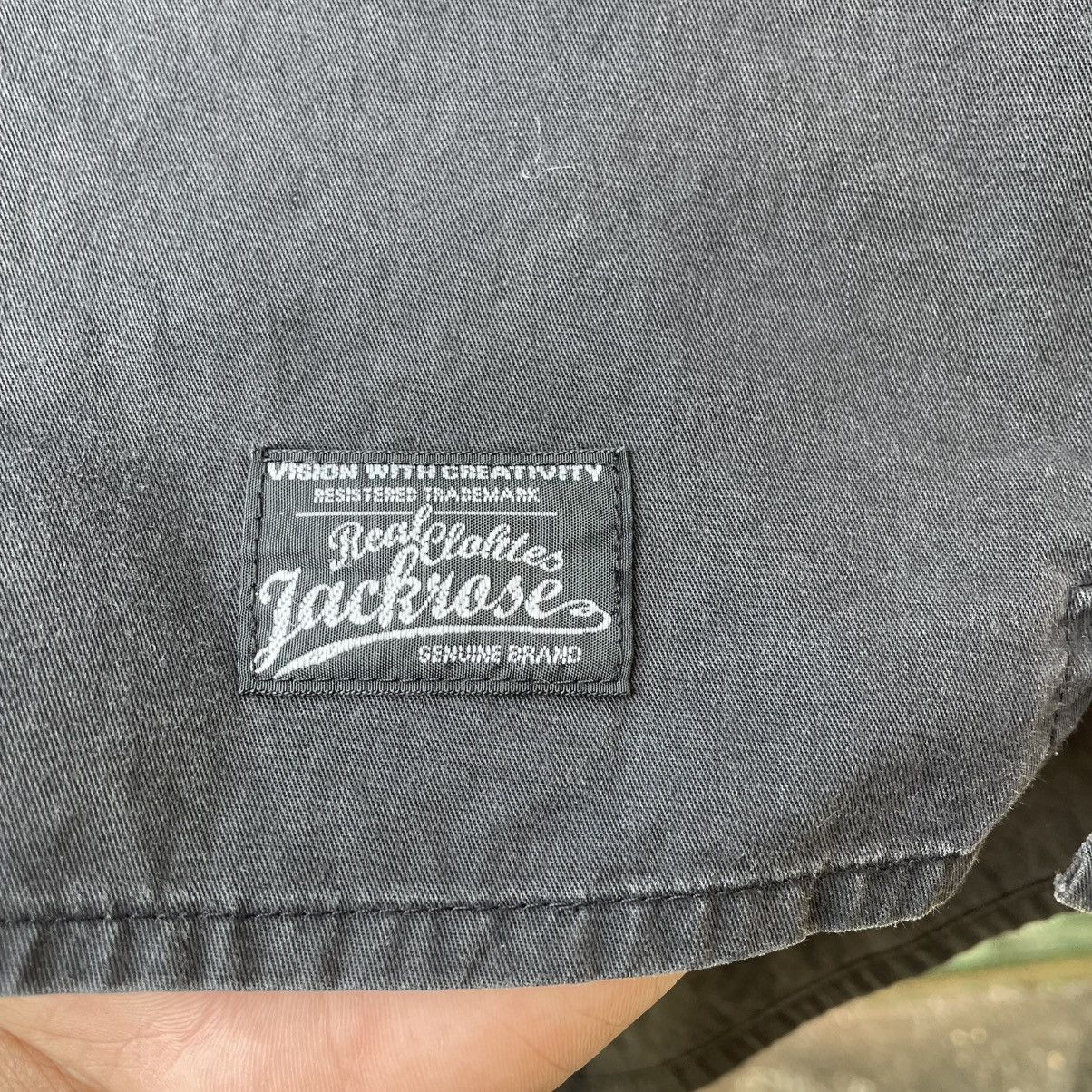 JACKROSE 🔥Jackrose Embroidered Spellout Buttons Up Bowling Shirts Size US S / EU 44-46 / 1 - 9 Thumbnail