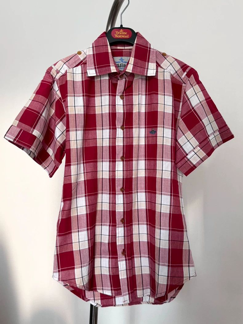 Vivienne Westwood Vivienne Westwood Skirt collar plaid distorted shirt Size M / US 6-8 / IT 42-44 - 2 Thumbnail