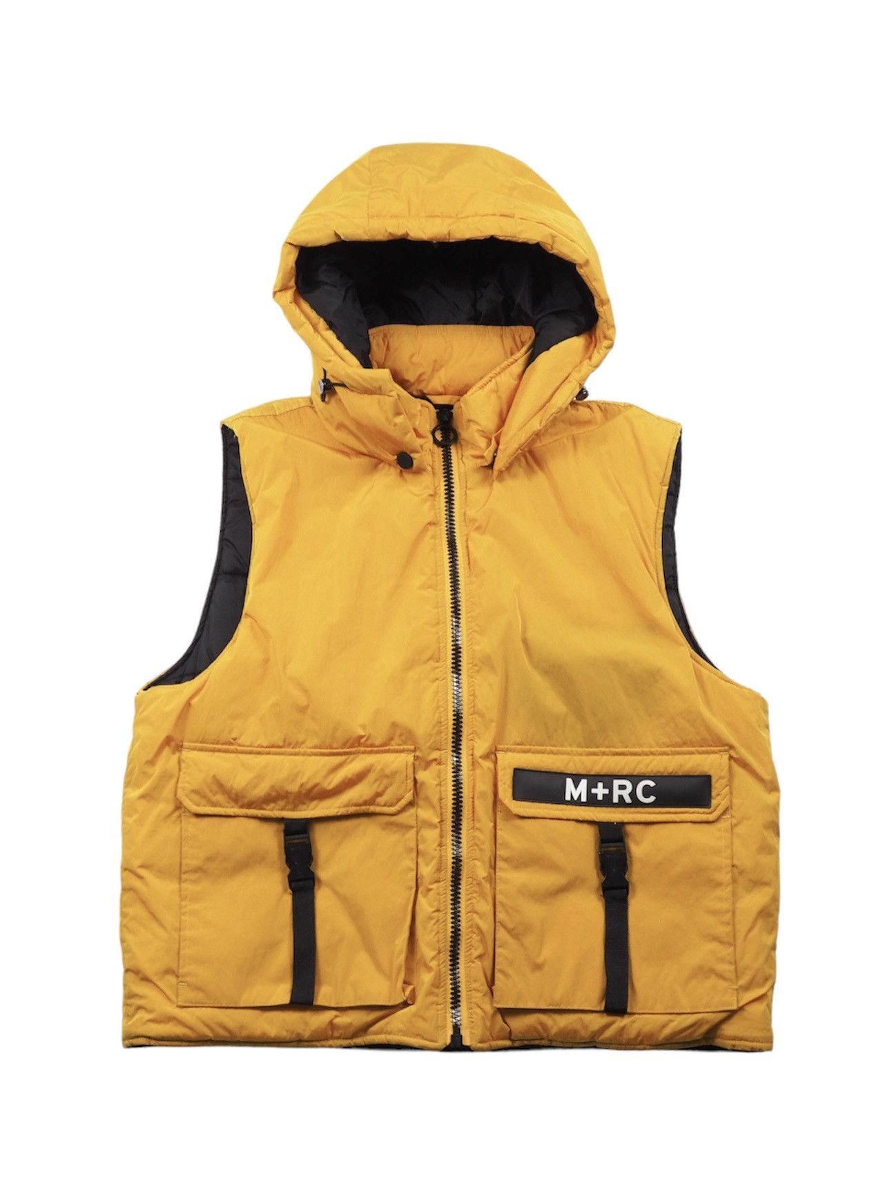 image of M Rc Noir M+Rc Noir Orange Padded Vest, Men's (Size Medium)