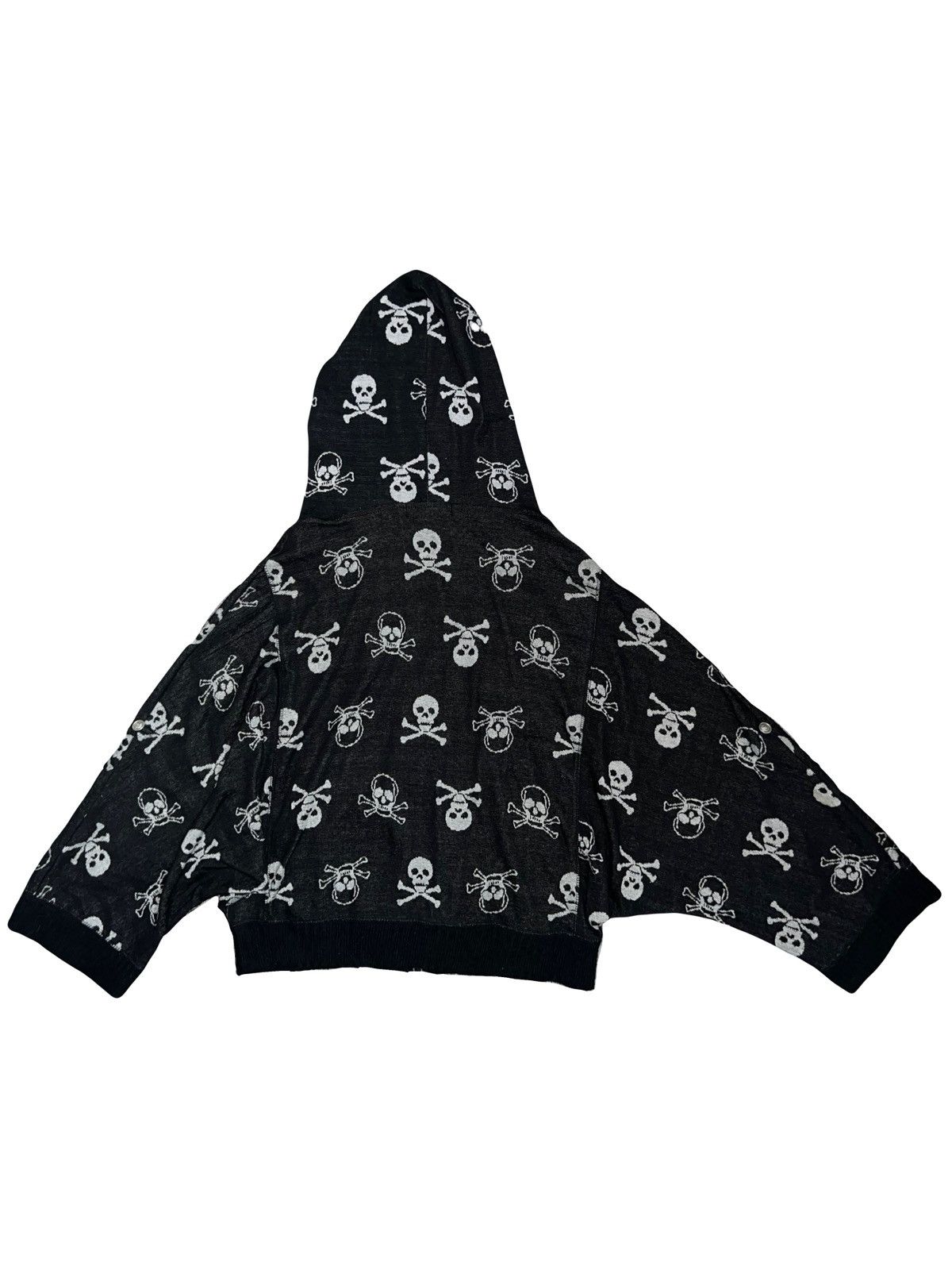 Japanese Brand CRAZY ANGEL skull set hoodie + skirt ☠️ ➕ Size M / US 6-8 / IT 42-44 - 4 Thumbnail