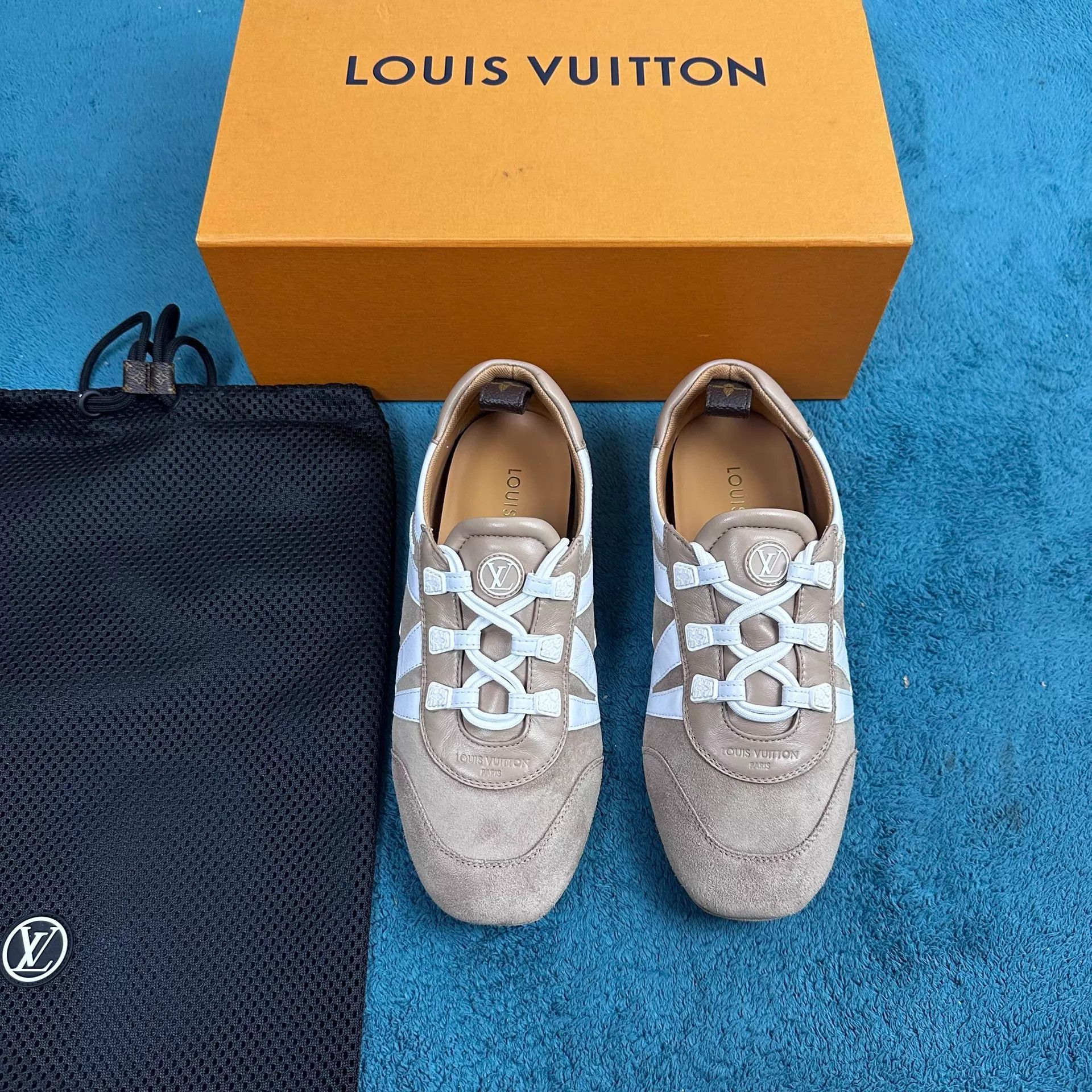 Louis Vuitton LV Sneakerina Ballet Flat Brown EU36 Size US 5.5 / IT 35.5 - 1 Thumbnail
