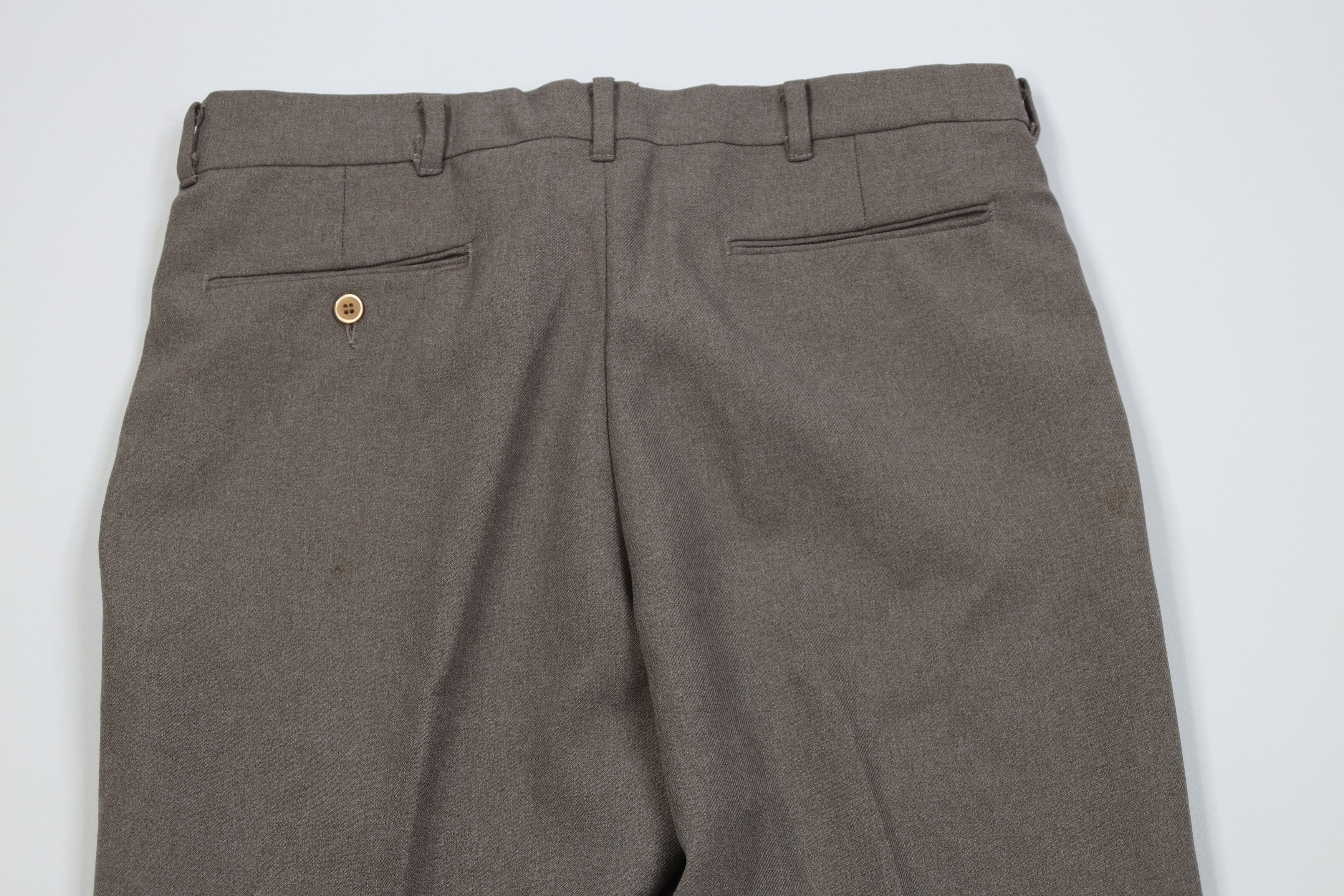 Vintage Vintage 70s Streetwear Wide Leg Chino Pants Trousers Beige Size US 32 / EU 48 - 12 Thumbnail