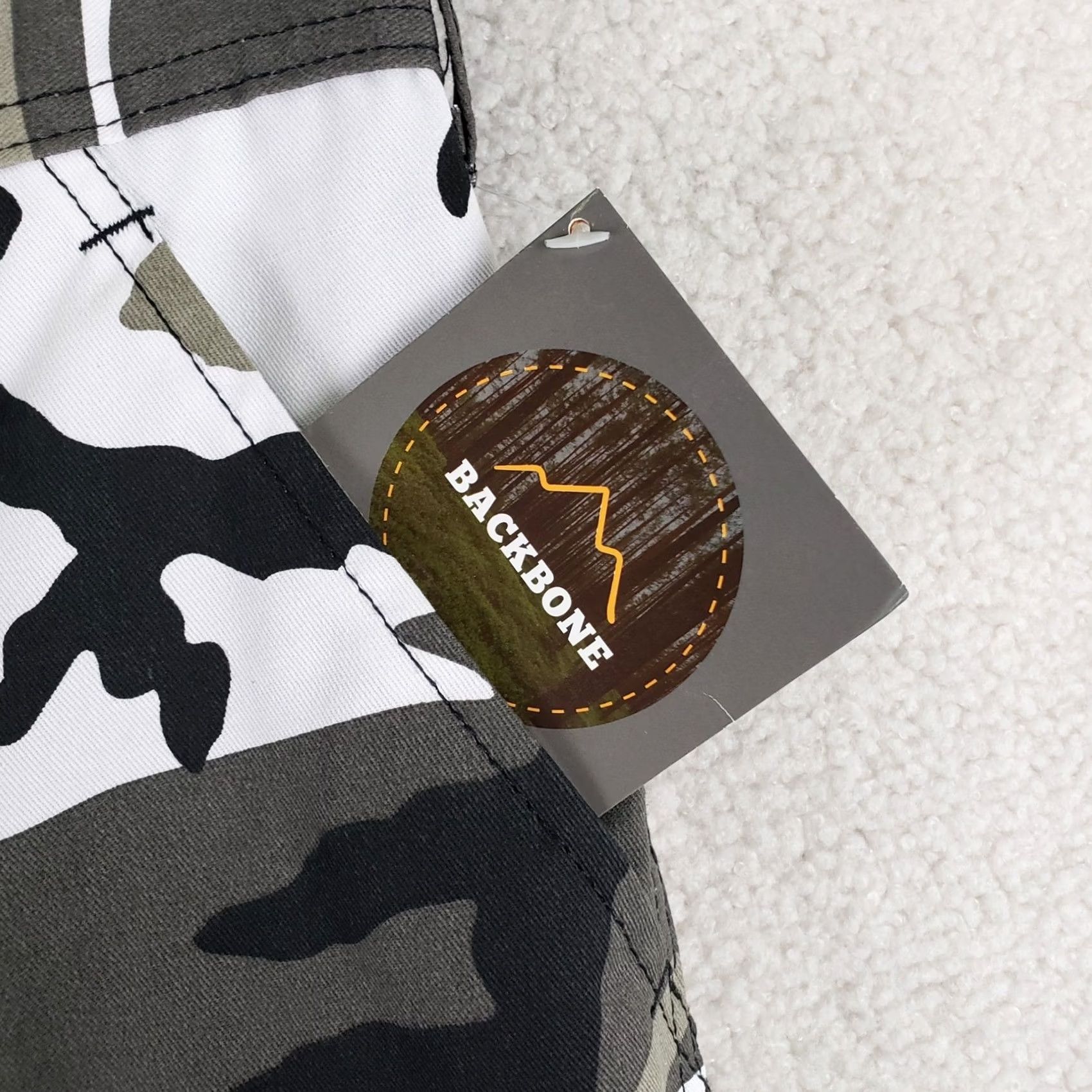 Backbone Backbone Pants Mens S White Grey Black Camo Cargo Streetwear Gorpcore Size US 30 / EU 46 - 3 Thumbnail