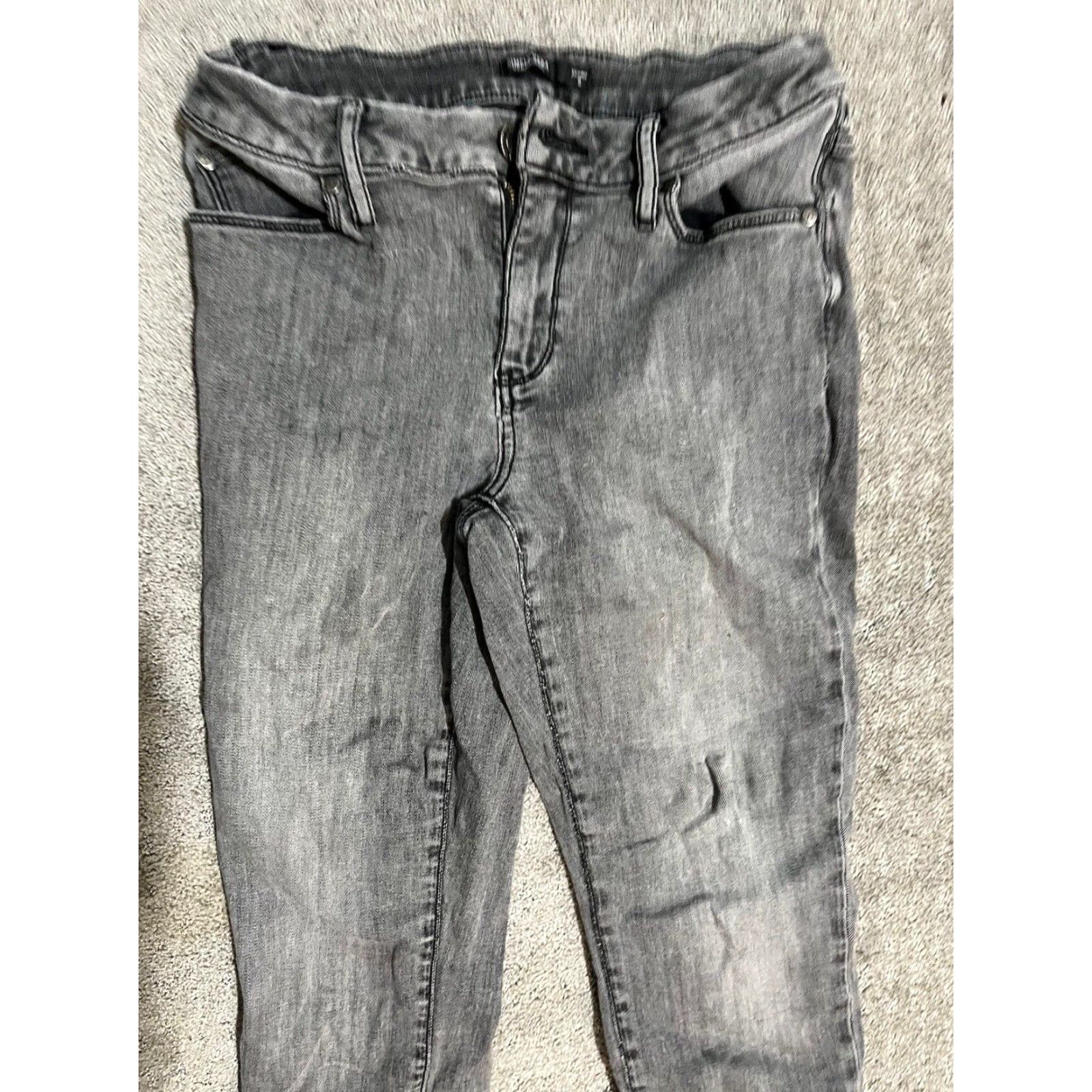 Vintage Vera Wang Simply Vera Skinny Jeans Size 8 Black Women Size 30" / US 8 / IT 44 - 2 Thumbnail