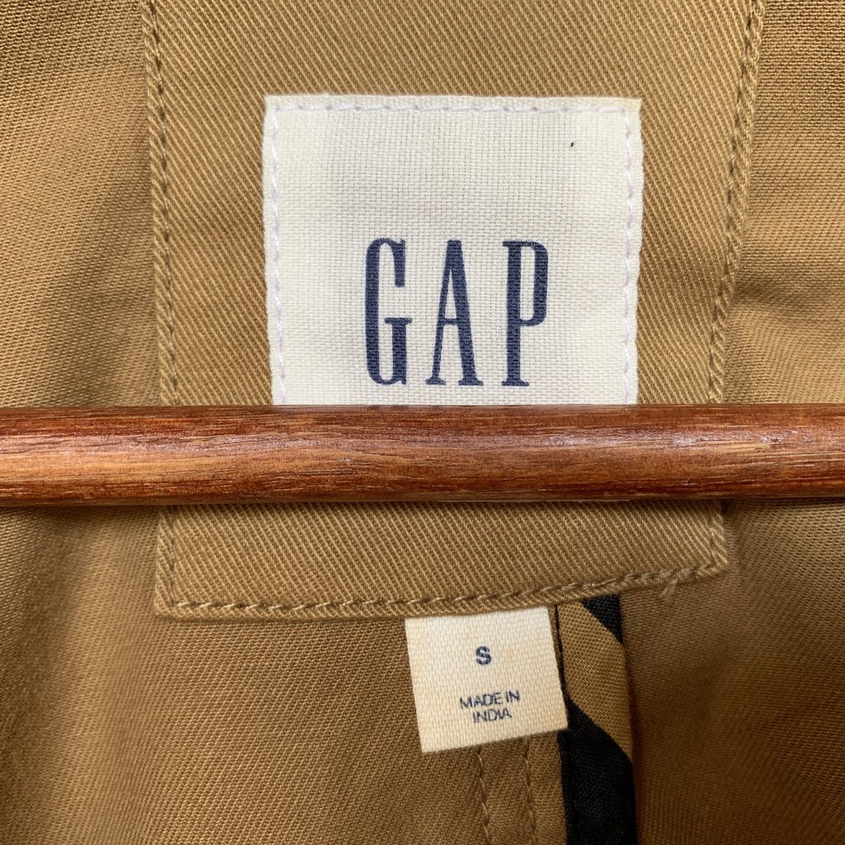 Gap Gap Military Chore Jacket Brown Zipper Snap Button Size US M / EU 48-50 / 2 - 9 Thumbnail