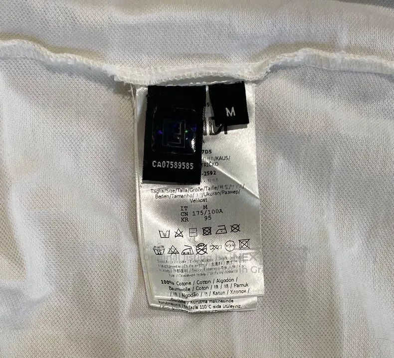Fendi Fendi Solid Color Letter Logo Printed Short Sleeve T-Shirt Size US M / EU 48-50 / 2 - 6 Thumbnail