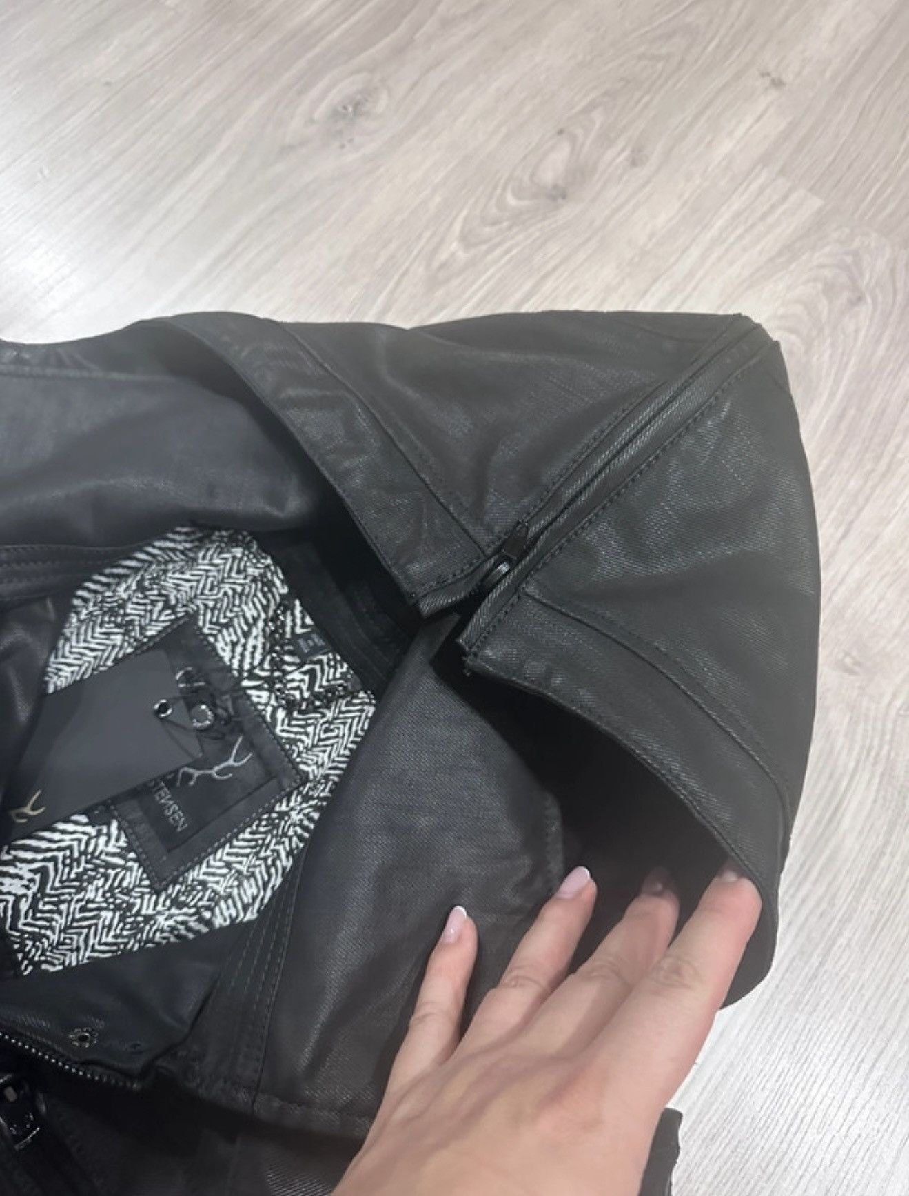 Vintage new with tags coat genuine leather by Bod&Christensen S Size S / US 4 / IT 40 - 10 Thumbnail