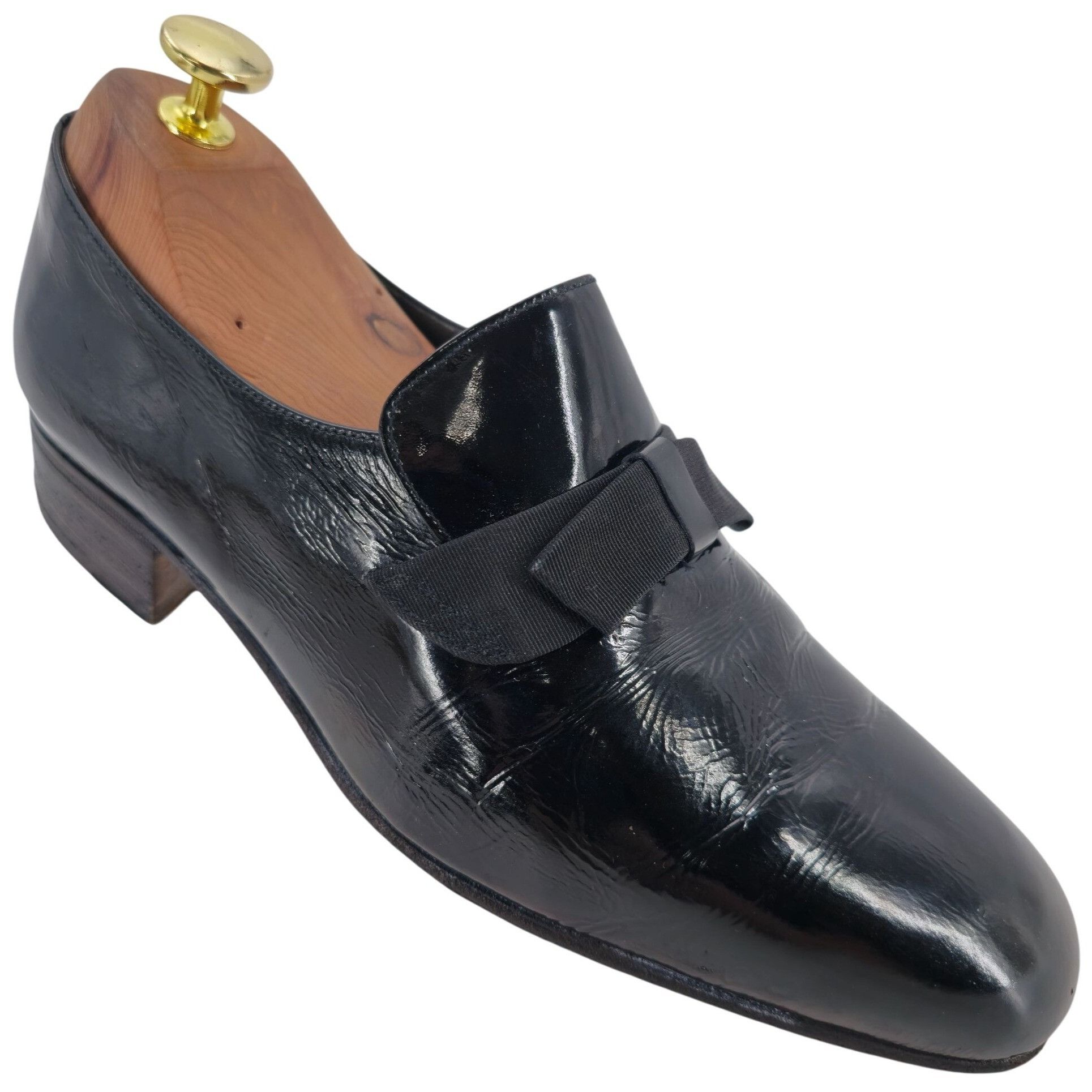 Bruno Magli Bruno Magli Formal Opera Dress Shoes Men 7 Black Leather Tux Size US 7 / EU 40 - 1 Thumbnail