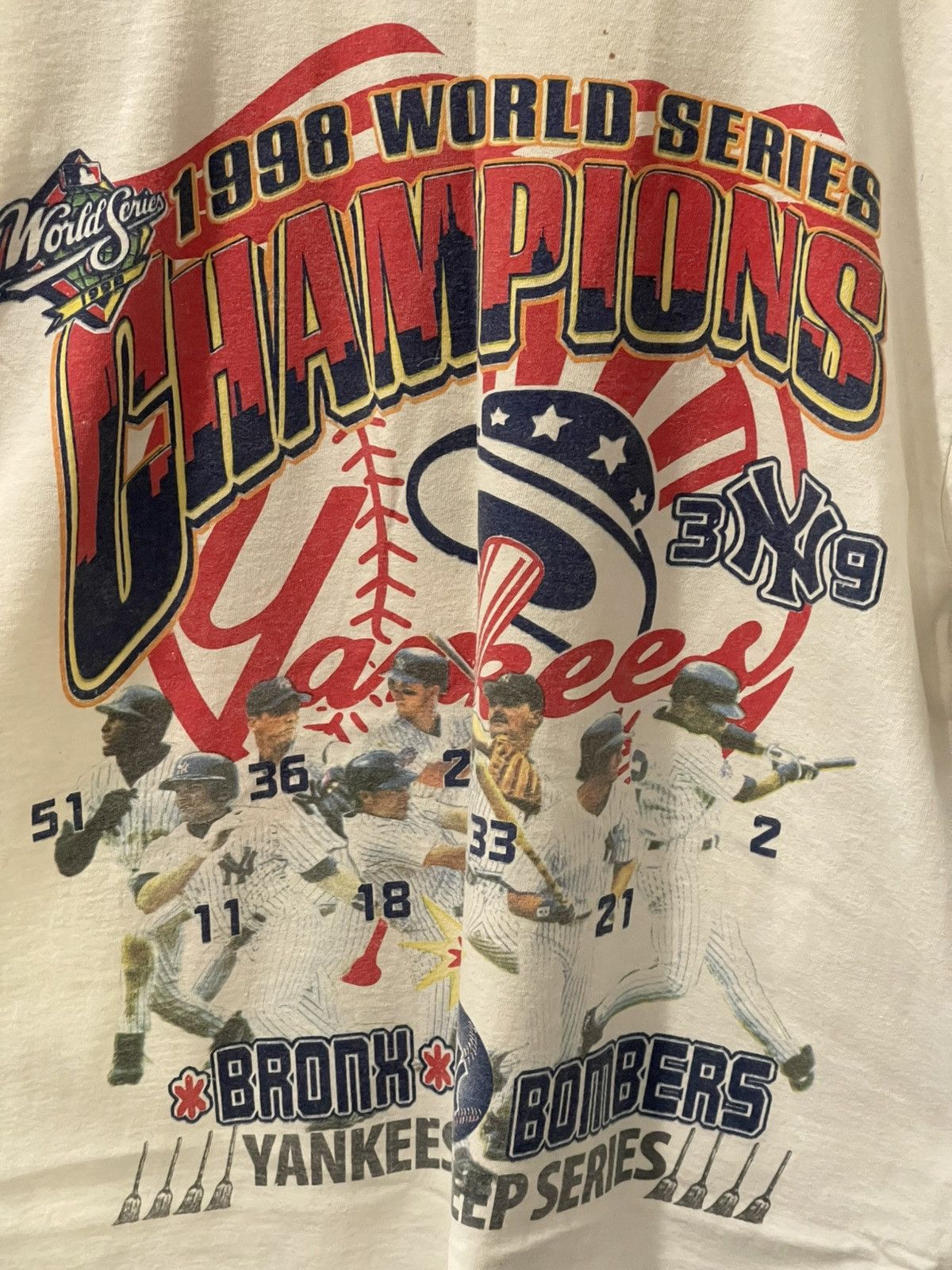 Delta × New York Yankees × Vintage Vintage New York Yankees World Series Champs Team Shirt XL Size US XL / EU 56 / 4 - 2 Thumbnail