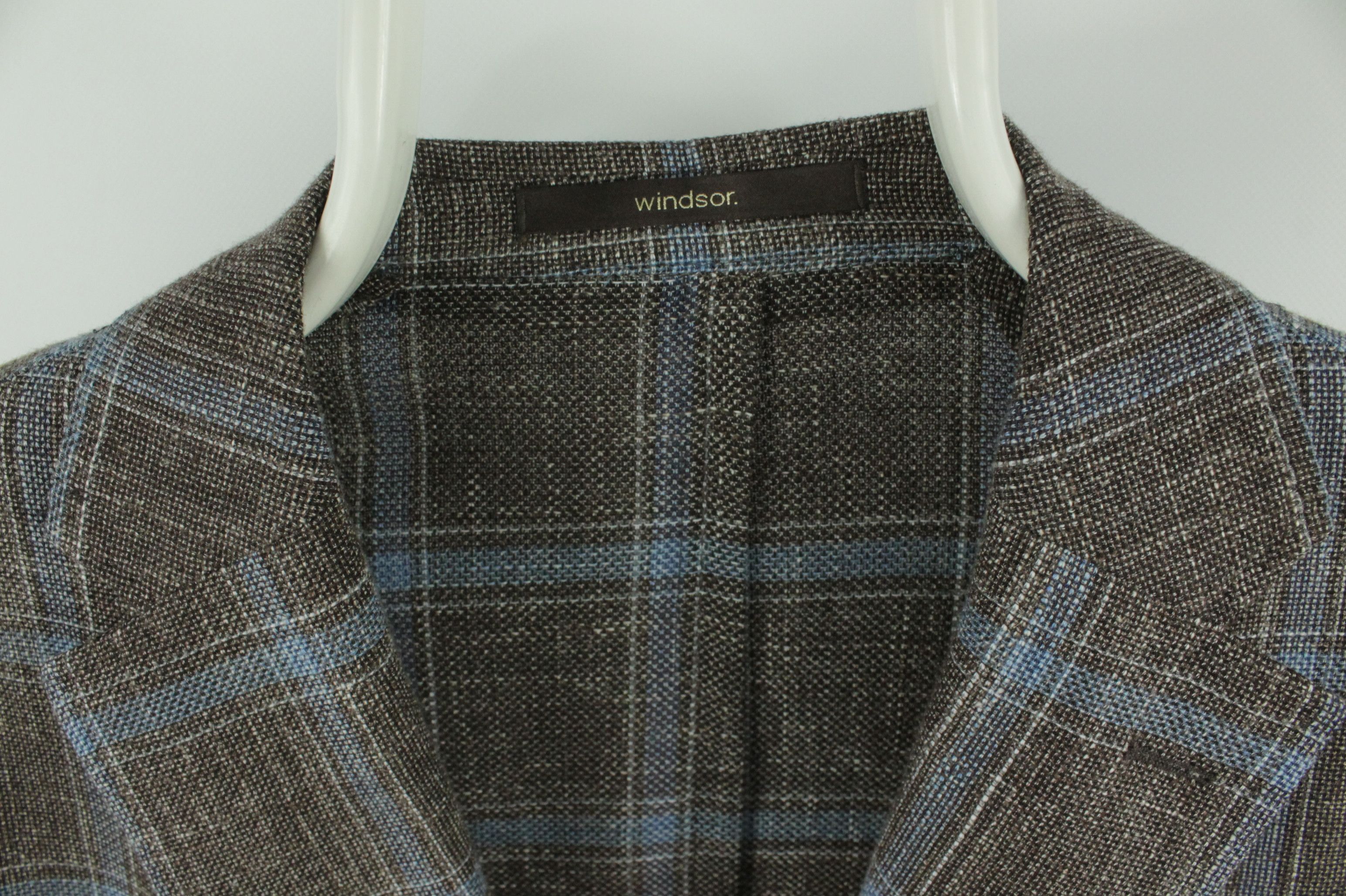 Windsor Smith Windsor Knitted Wool Linen Sport Coat Check Blazer jacket Size US L / EU 52-54 / 3 - 3 Thumbnail