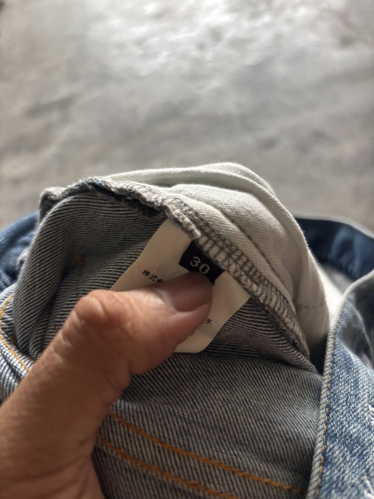 Japanese Brand KEEP SHOW LEGIT skinny slim japanese patchwork KAPITAL style Size US 31 - 6 Thumbnail