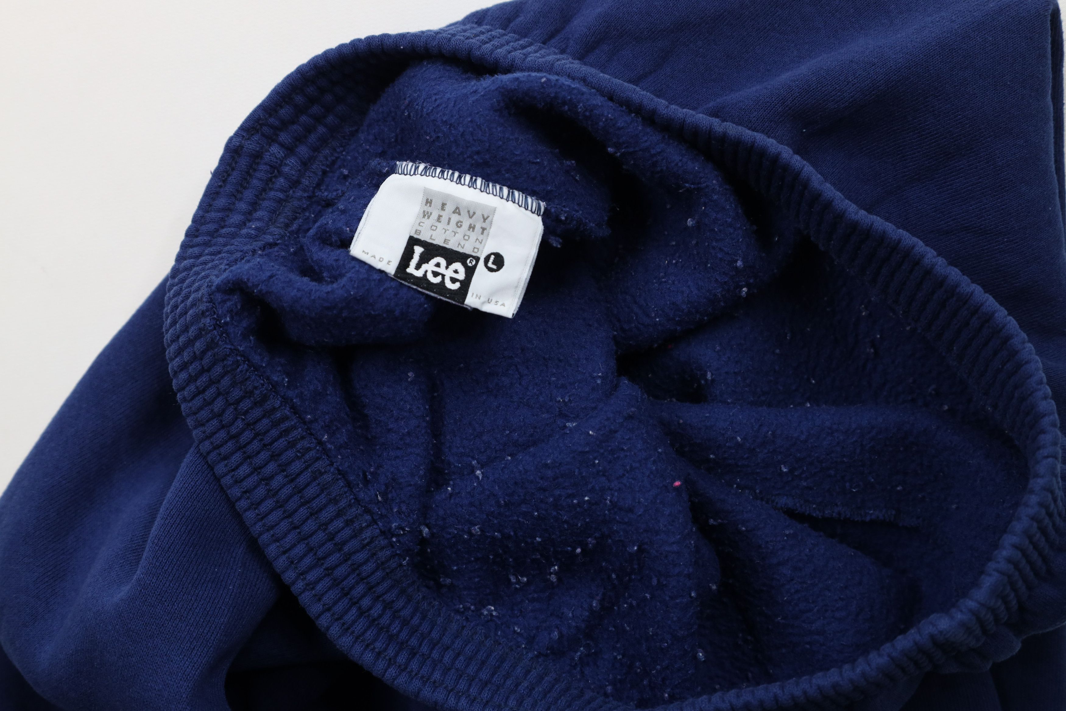 Vintage Vintage 90s Streetwear Blank Sweatpants Joggers Blue USA Size 26" / US 2 / IT 38 - 7 Thumbnail