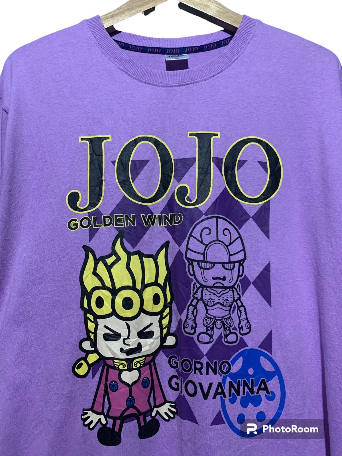 Anime Jojo bizarre adventure Giorno Giovanna mini char t shirt Size US XXL / EU 58 / 5 - 2 Thumbnail