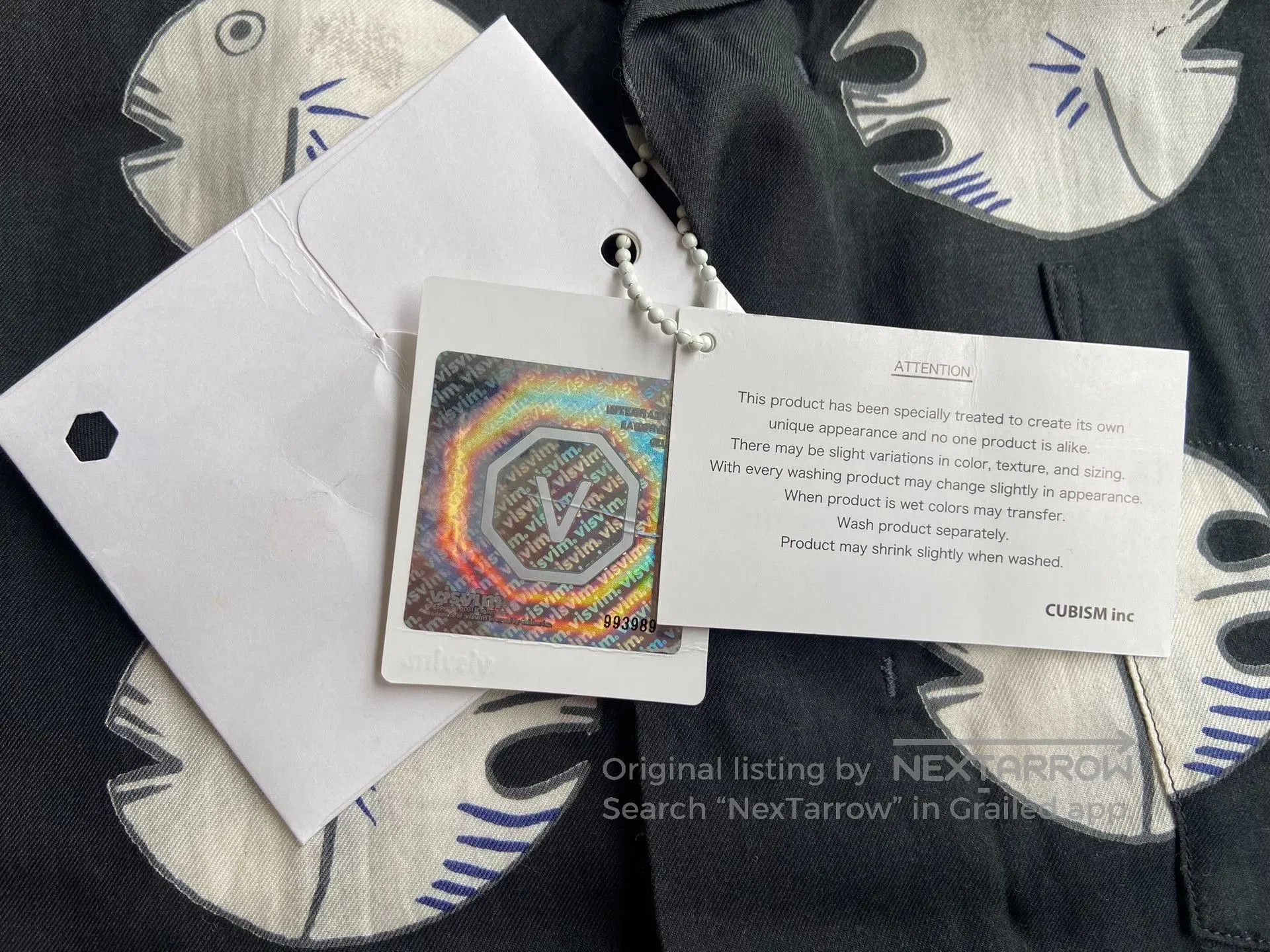 Visvim Visvim Free Edge S/S Fishy Shirt. Size US M / EU 48-50 / 2 - 6 Thumbnail