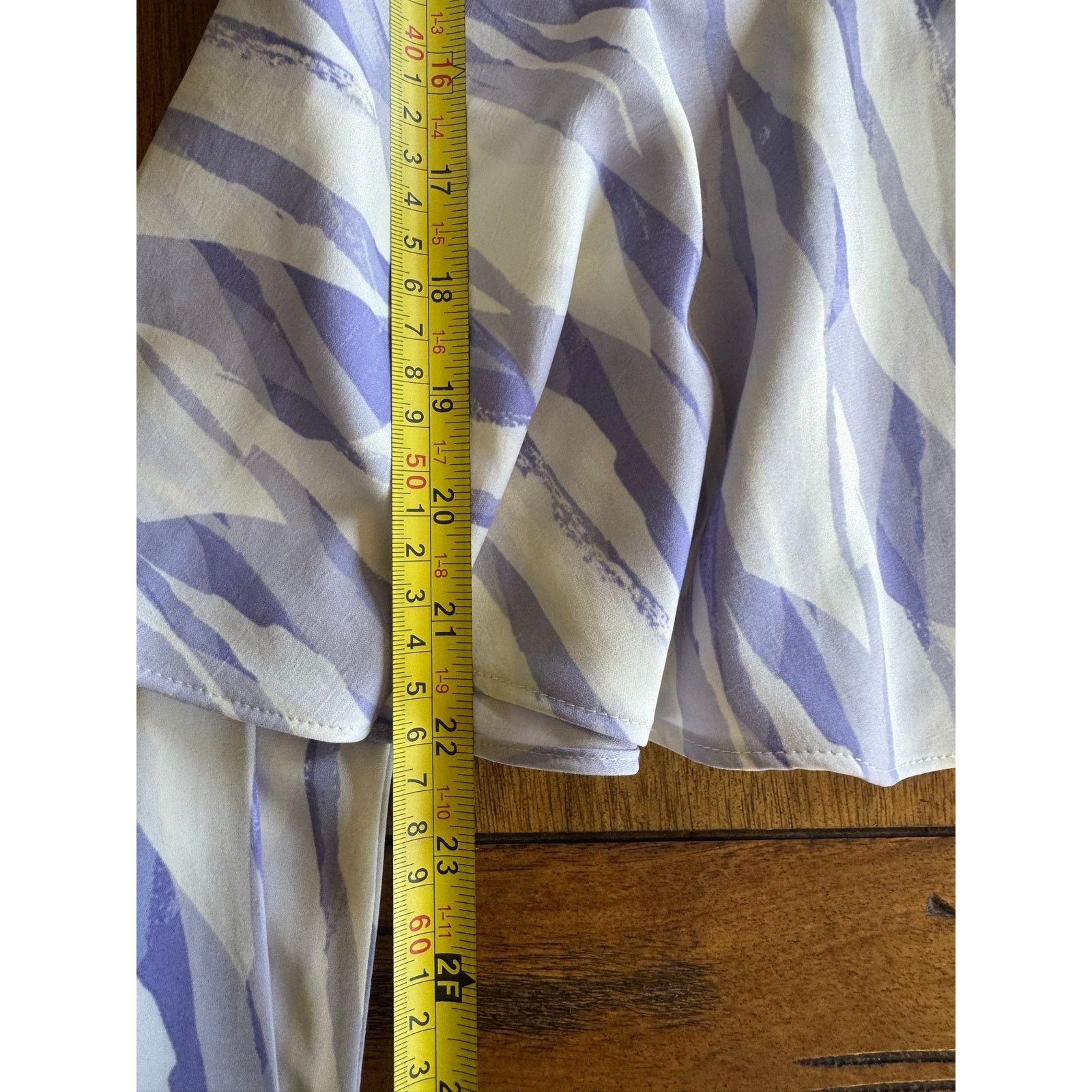 Nine West Nine West One Shoulder Blouse Lavender Zebra Print Peplum L Size L / US 10 / IT 46 - 8 Thumbnail