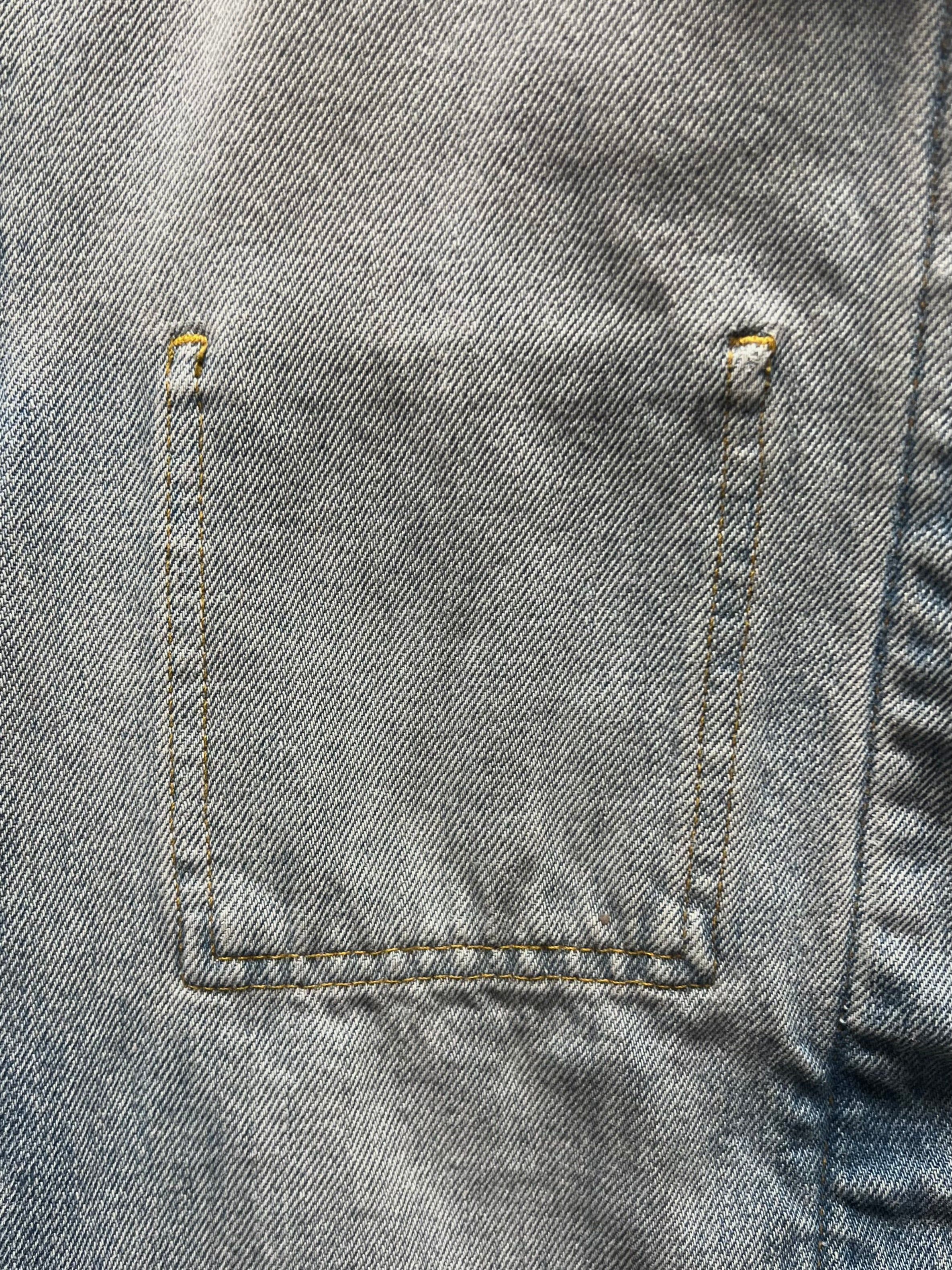 Helmut Lang SS04 Helmut Lang Hand Painted ‘Finger Lakes’ Denim Jacket Size US S / EU 44-46 / 1 - 3 Thumbnail