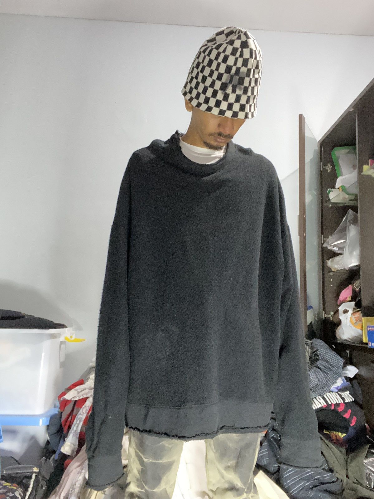 Hysteric Glamour Vintage Glamour distressed blank oversize sweatshirts Size US XL / EU 56 / 4 - 2 Thumbnail