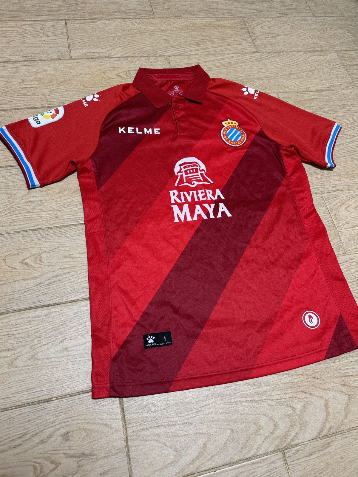 Vintage Vintage Kelme Barcelona Rivera Maya distressed jersey soccer Size US M / EU 48-50 / 2 - 1 Thumbnail