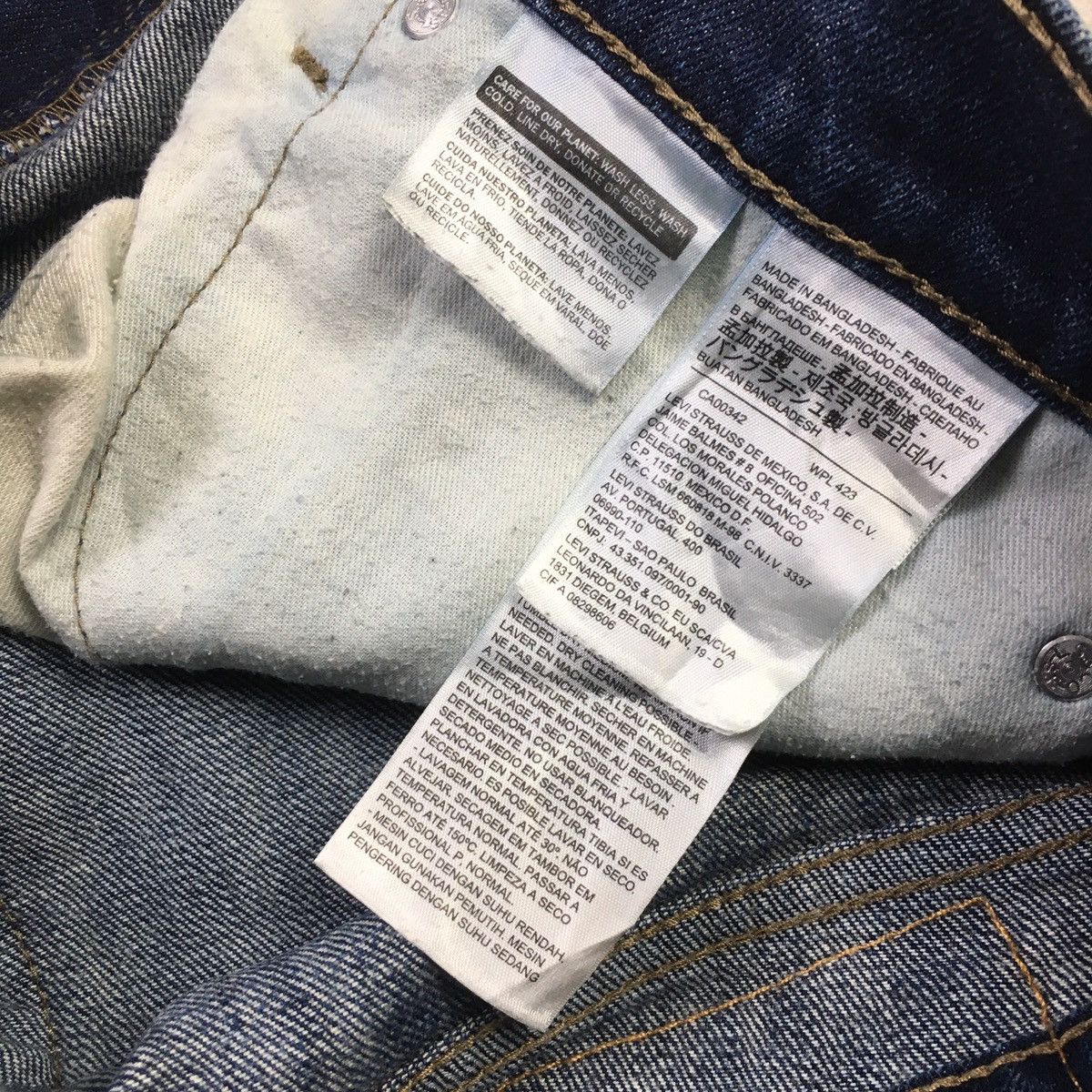 Levi's × Levi's Vintage Clothing × Vintage Levis 511 Slim Straight Blue Jeans Size US 36 / EU 52 - 9 Thumbnail