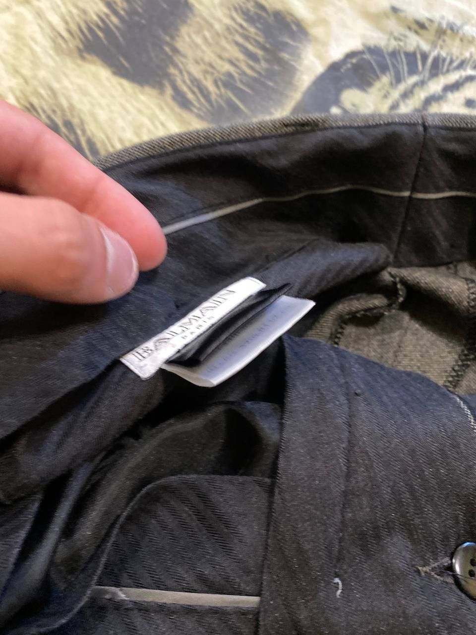Balmain Classic Formal Trousers BALMAIN PARIS Y2K Size 38L - 9 Thumbnail