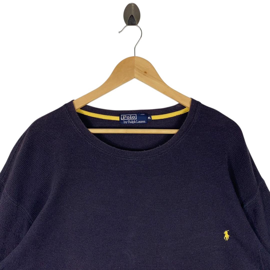 Polo Ralph Lauren Polo Ralph Lauren Waffle Knit Thermal Long Sleeve Shirt Size US XXL / EU 58 / 5 - 2 Thumbnail