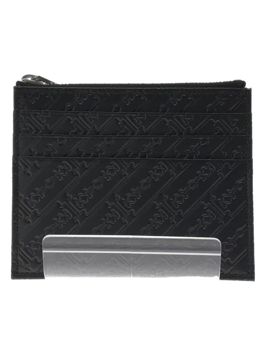 image of Undercover Razorblade Cowhide Leather Wallet in Black, Men's